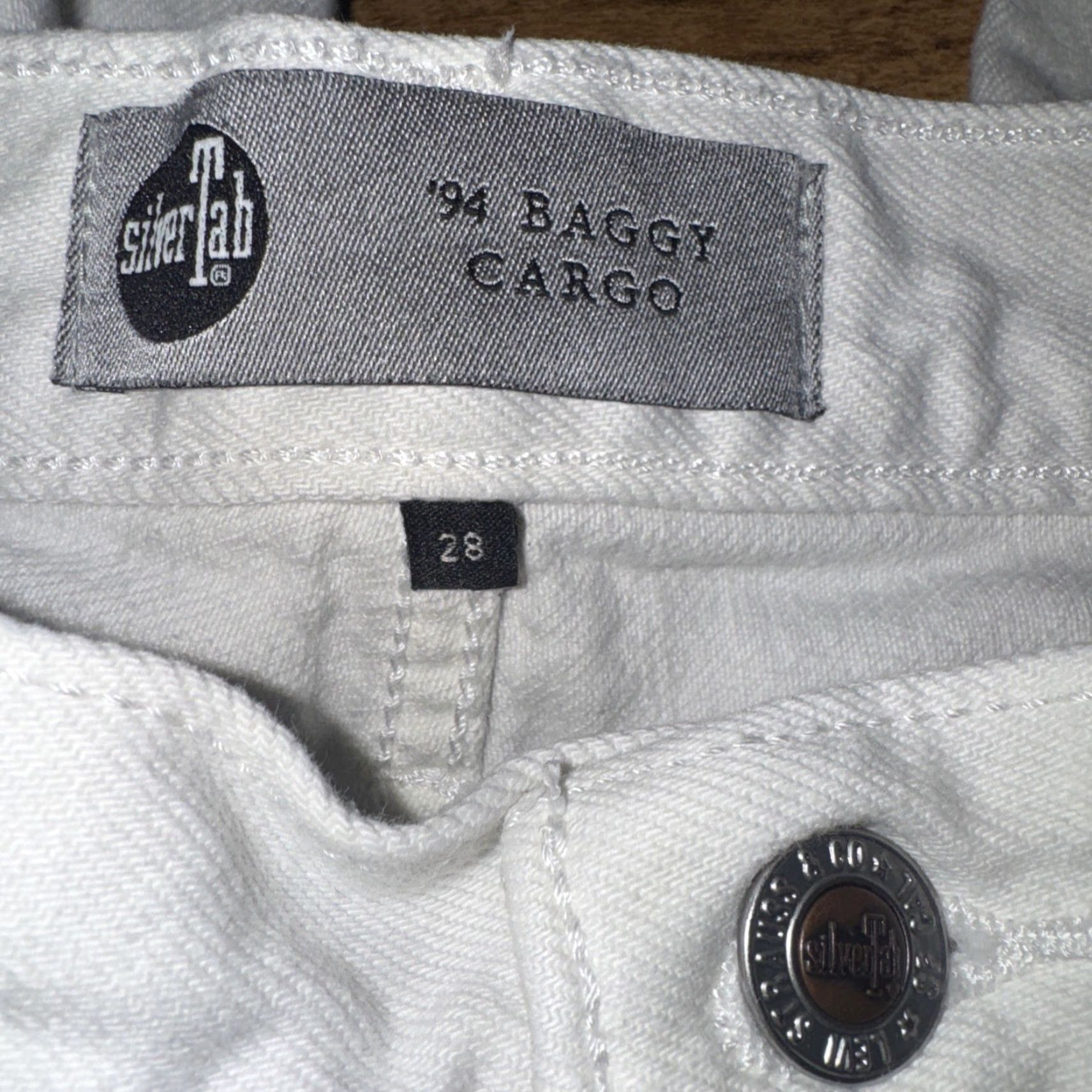 Levi's VINTAGE Levi’s Silvertab 94 Baggy Cargo Pants Men 28x32 Gray Cargo Mens Size US 28 / EU 44 - 6 Thumbnail