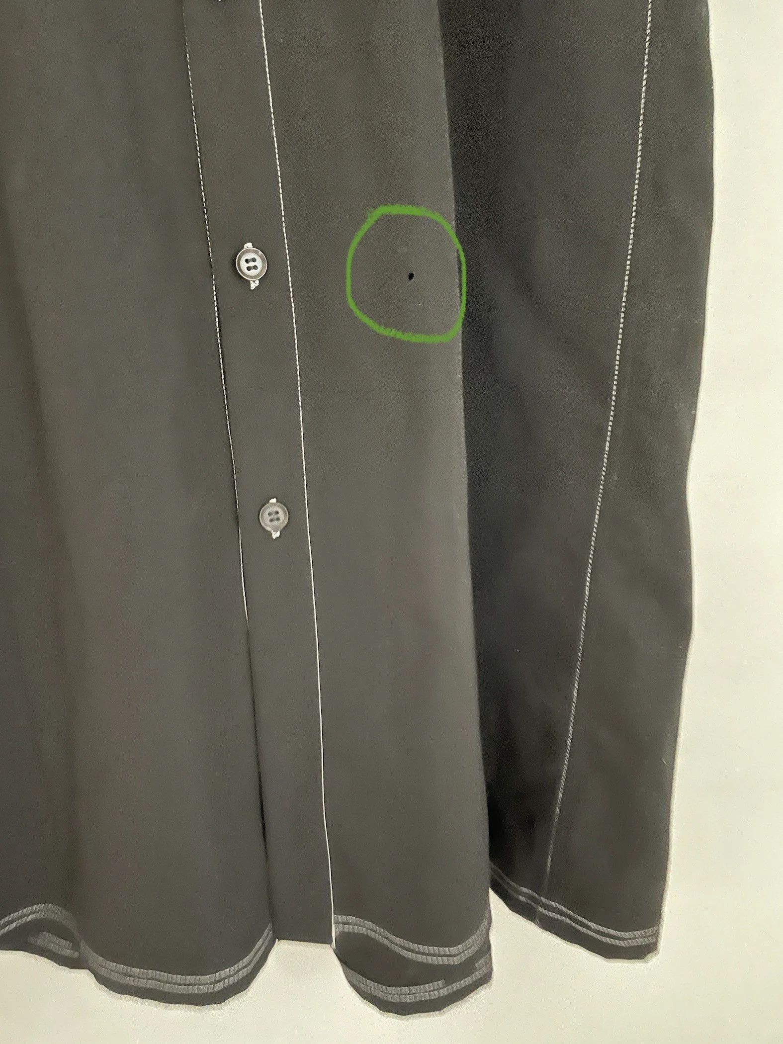 Yohji Yamamoto Yohji Yamamoto Slit Back Maxi Shirt Dress Long Sleeve Wool Size S / US 4 / IT 40 - 7 Thumbnail