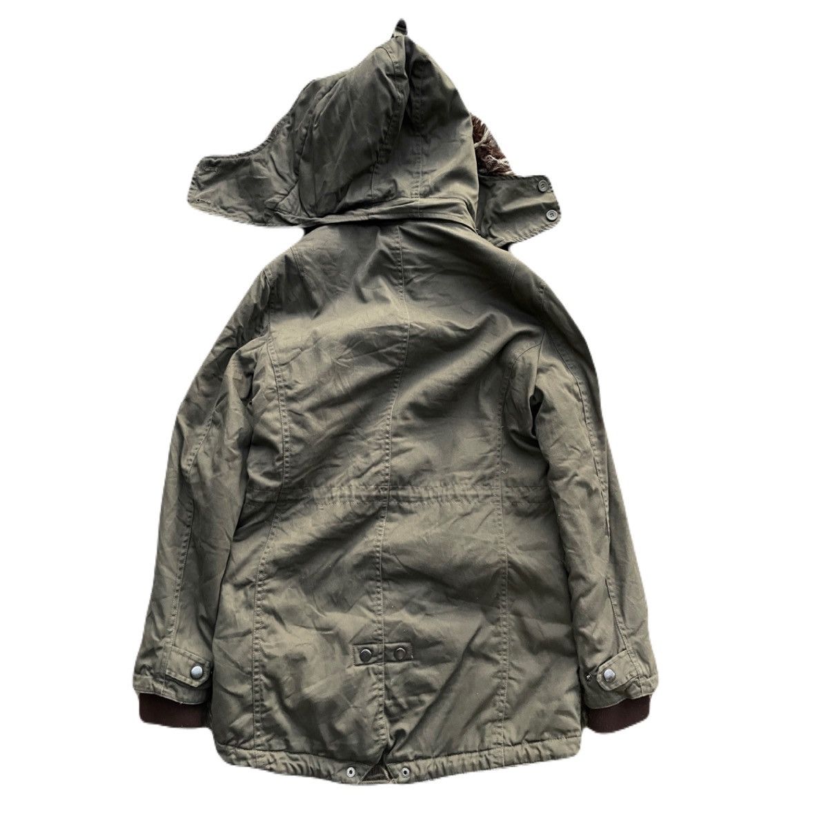 If Six Was Nine 2000s Japanese archive military fur hooded parka vkei y2k Size US S / EU 44-46 / 1 - 4 Thumbnail