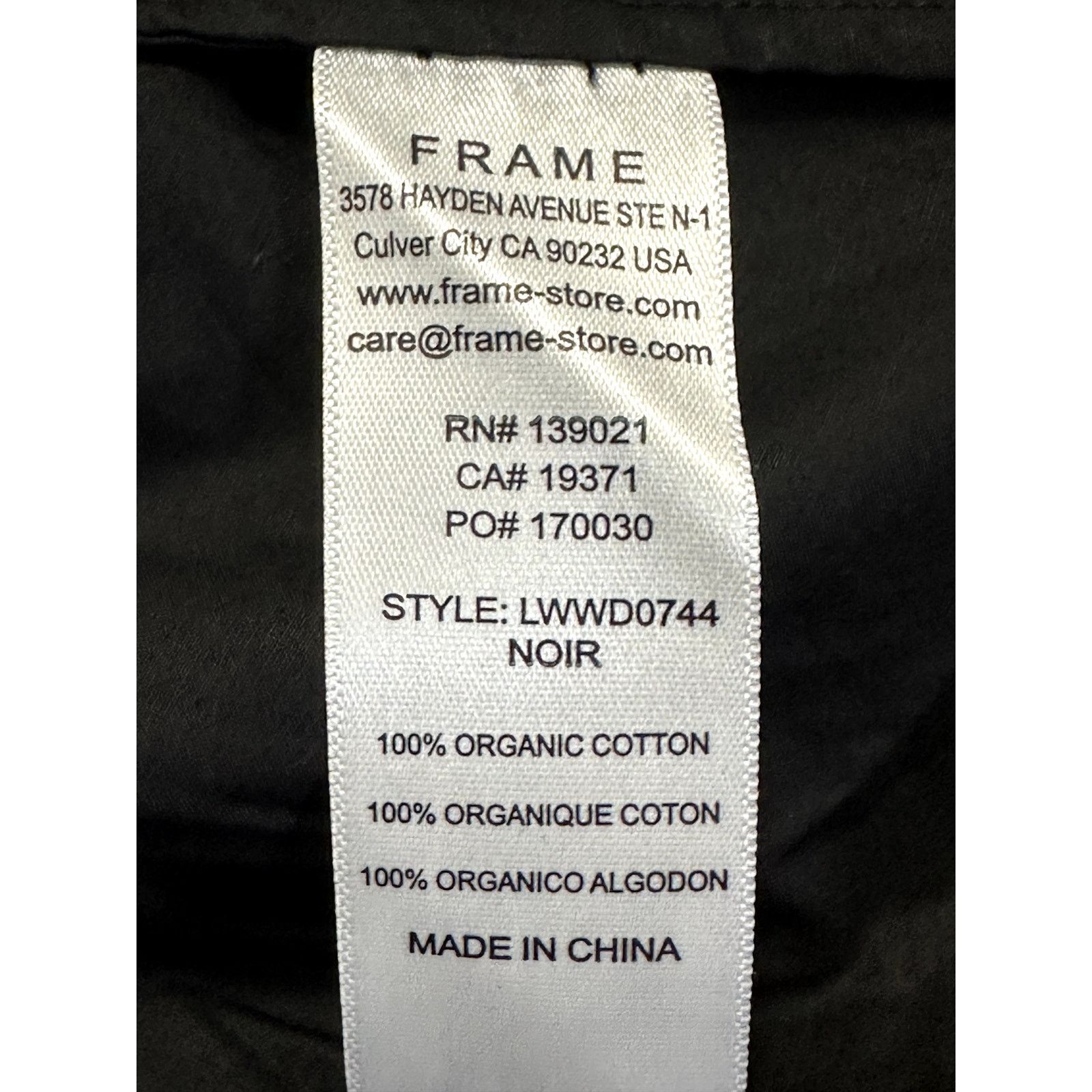 Frame Frame Mini Dress Mock Collar Button Pleated Black S NWOT Size S / US 4 / IT 40 - 9 Thumbnail