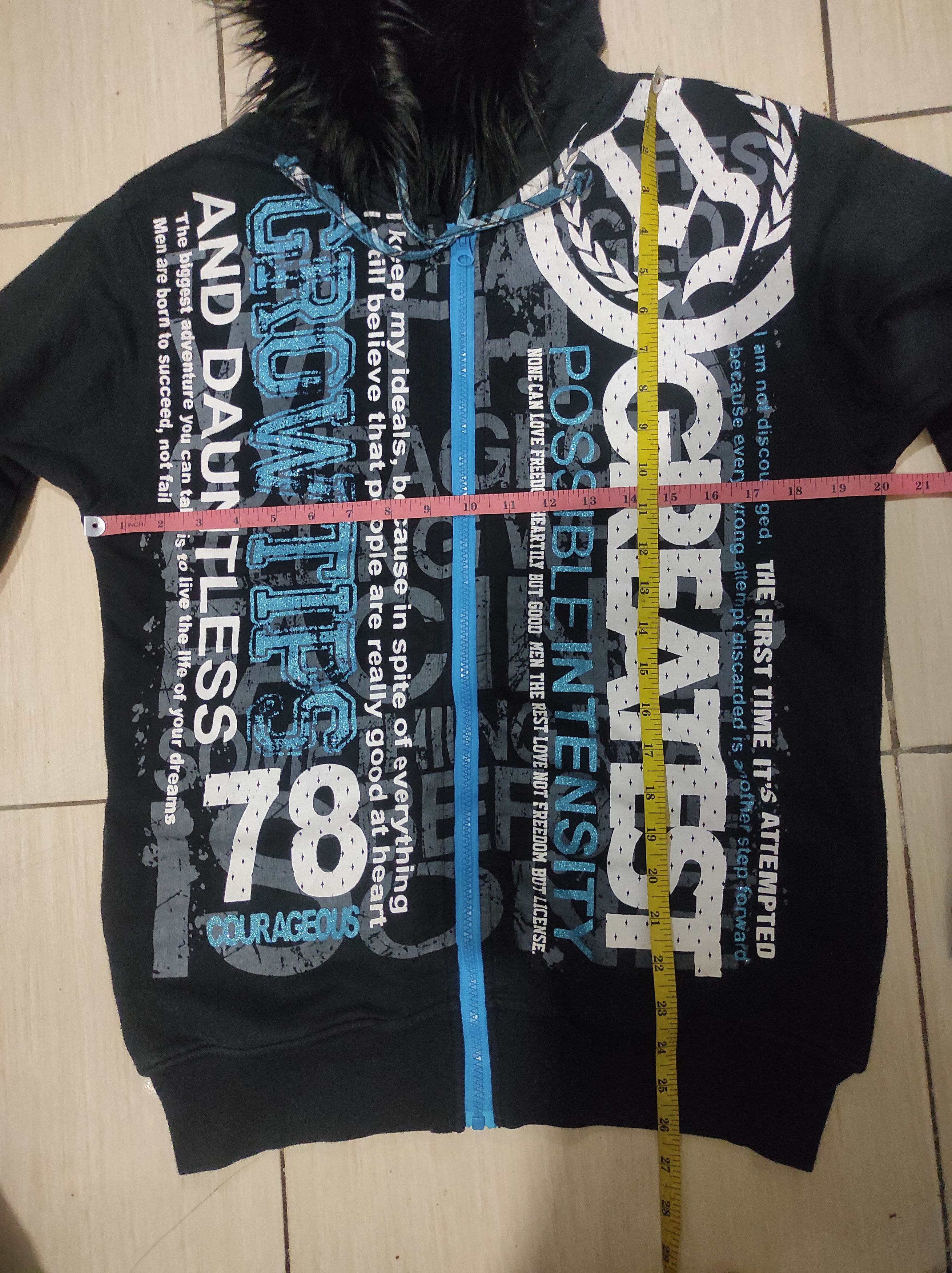 Affliction Original Remak Gear Poem Zipper Fur Hoodie LGB style Size US M / EU 48-50 / 2 - 16 Thumbnail