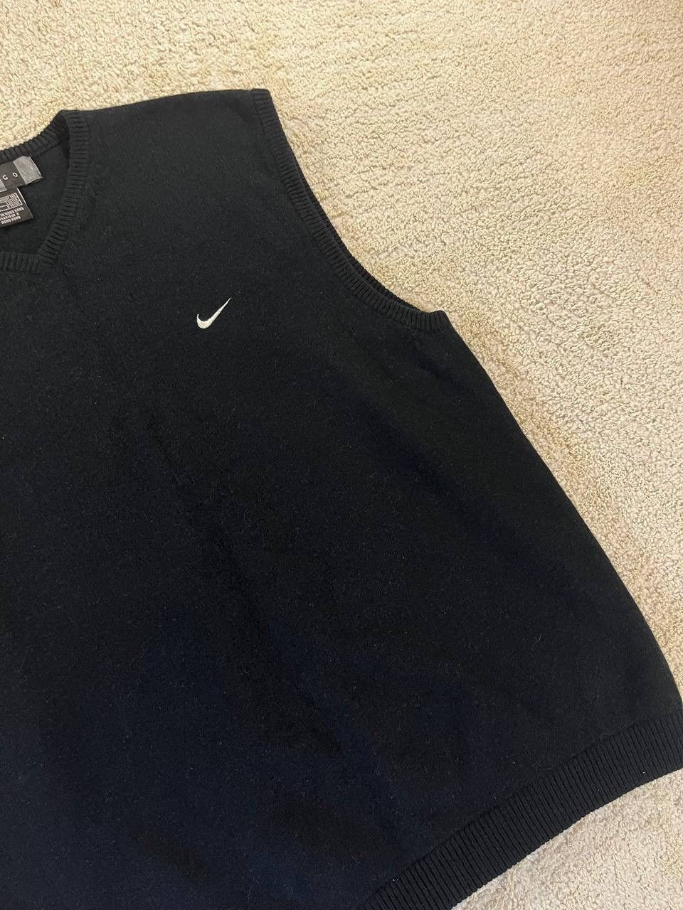 Nike × Vintage Vintage Nike Wool Sweater Vest Logo Tennis 90s Y2K Size US XL / EU 56 / 4 - 2 Thumbnail