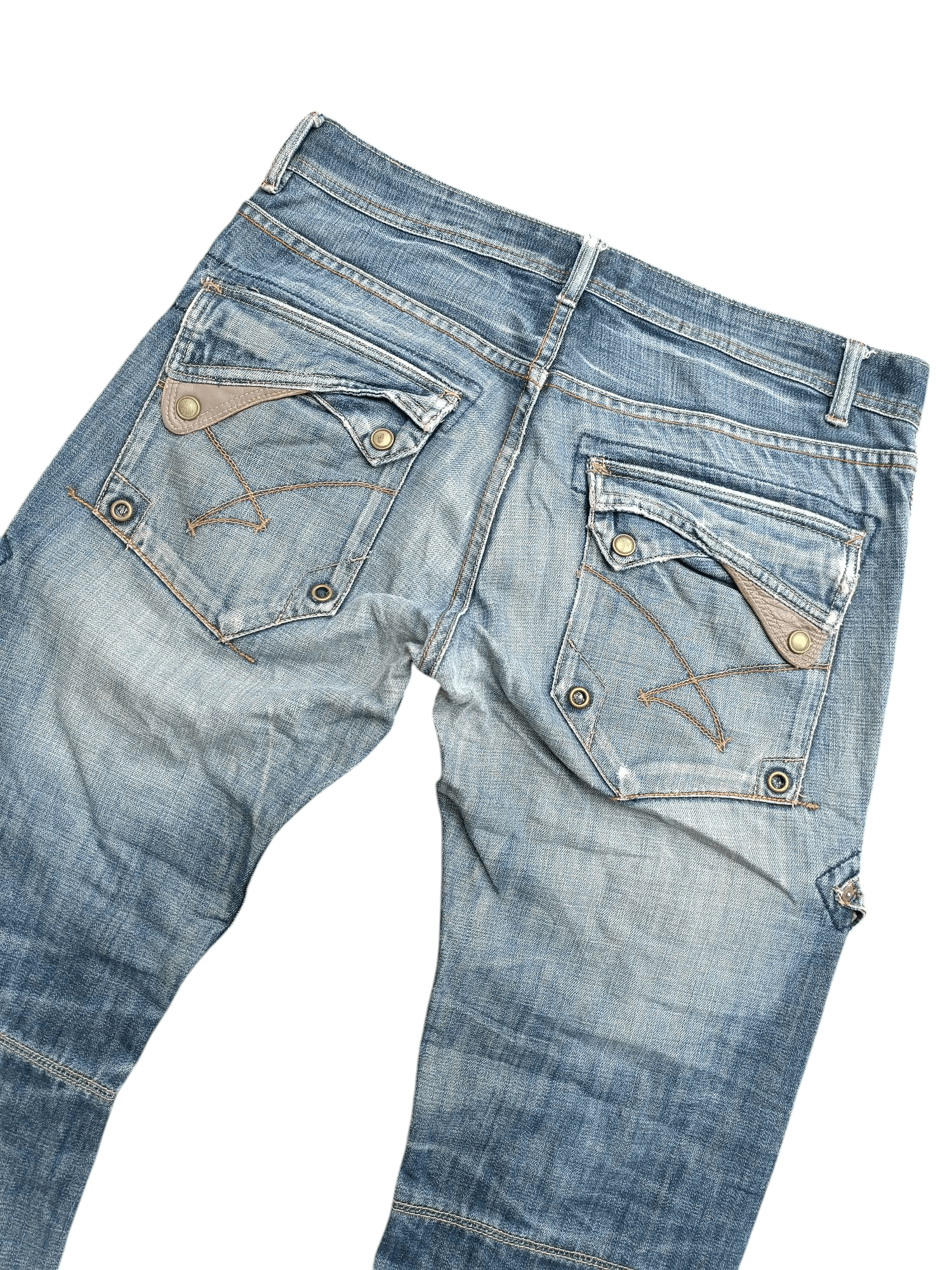 Japanese Brand FYEE 🔥 IKCA DISTRESSED RARE DESIGN DENIM E240i Size US 34 / EU 50 - 12 Thumbnail
