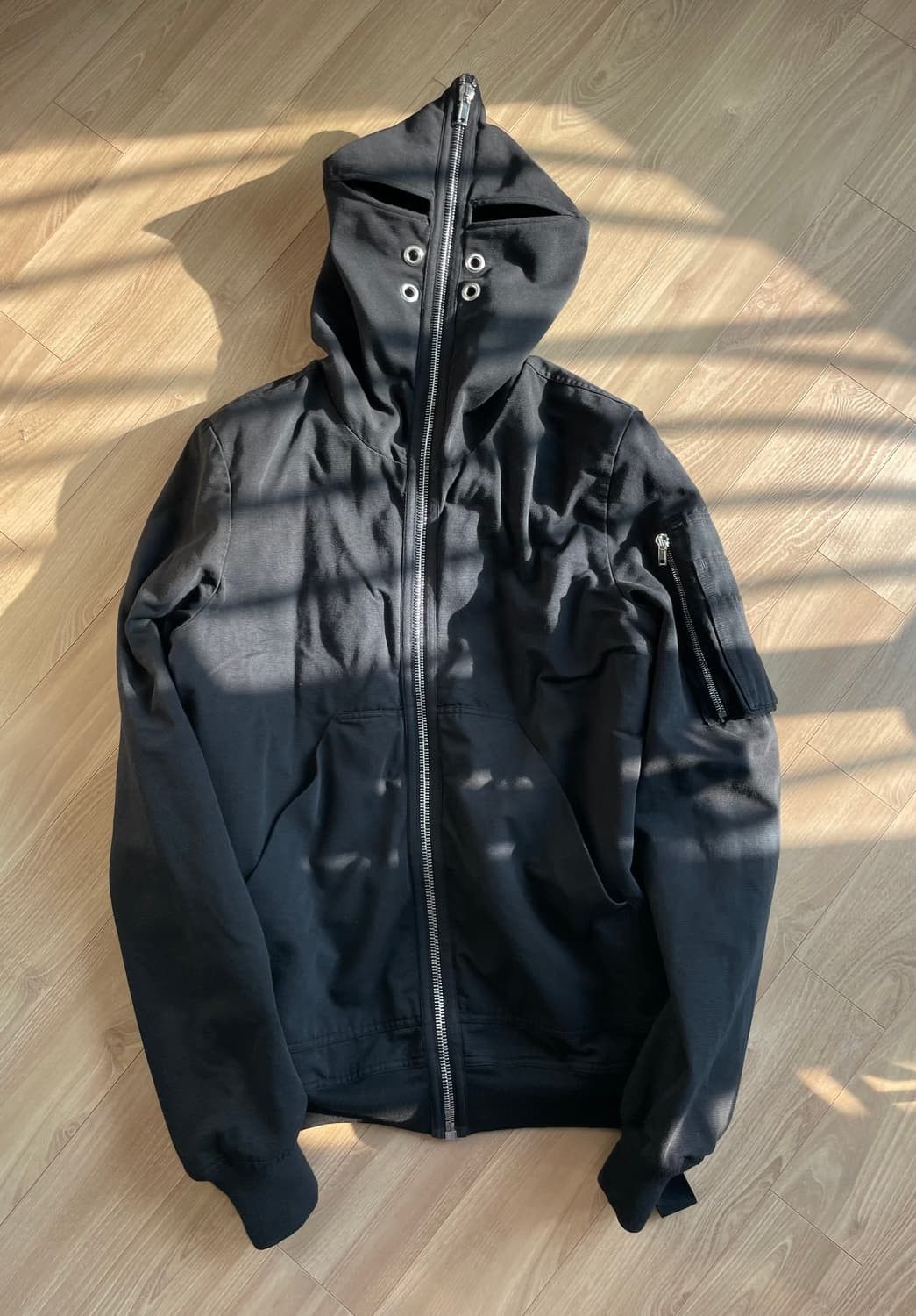 Rick Owens Rick Owens gimp flight bomber jacket Size US L / EU 52-54 / 3 - 1 Thumbnail