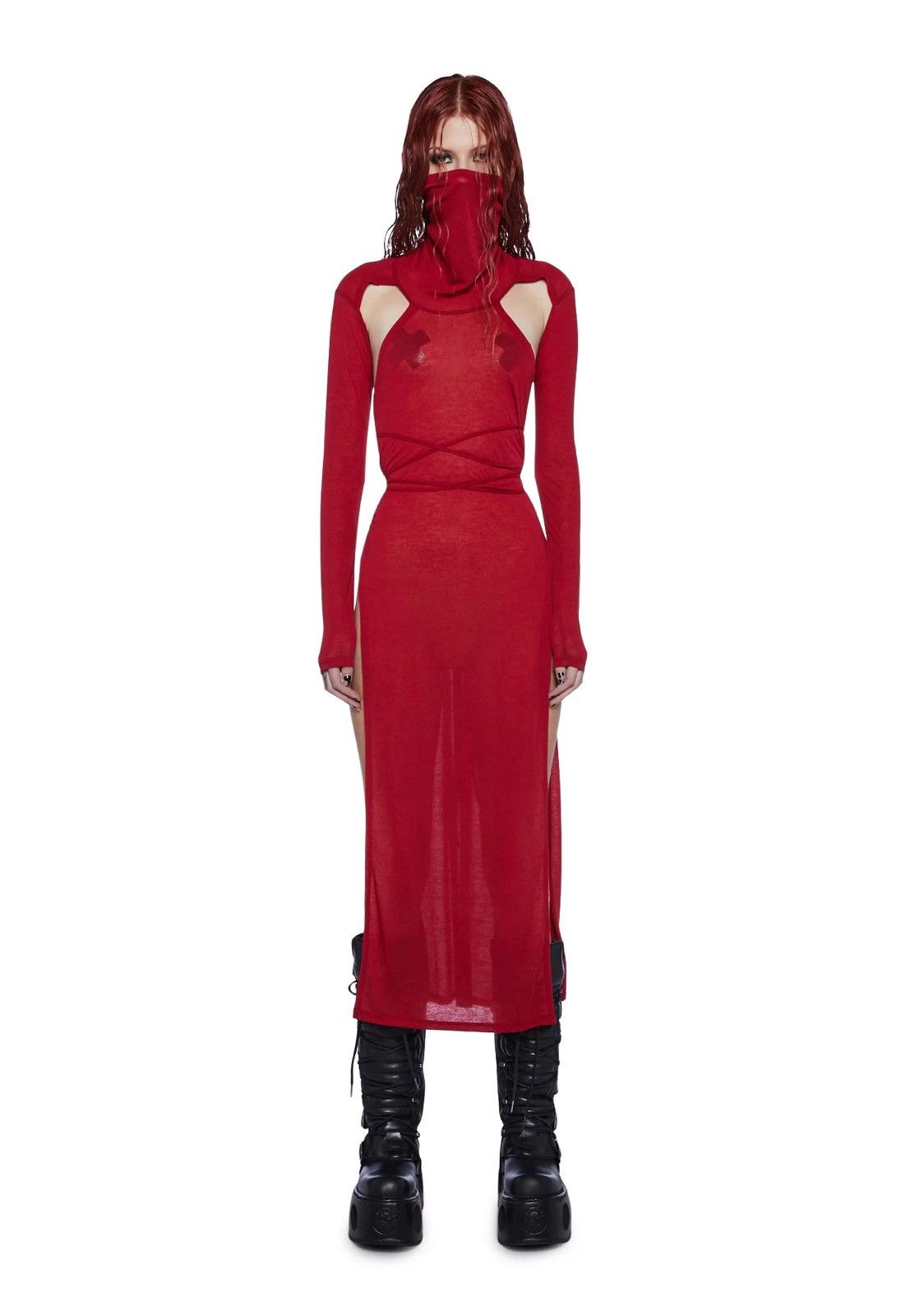 Dolls Kill Red dress dolls kill darker wavs Size XS / US 0-2 / IT 36-38 - 2 Thumbnail