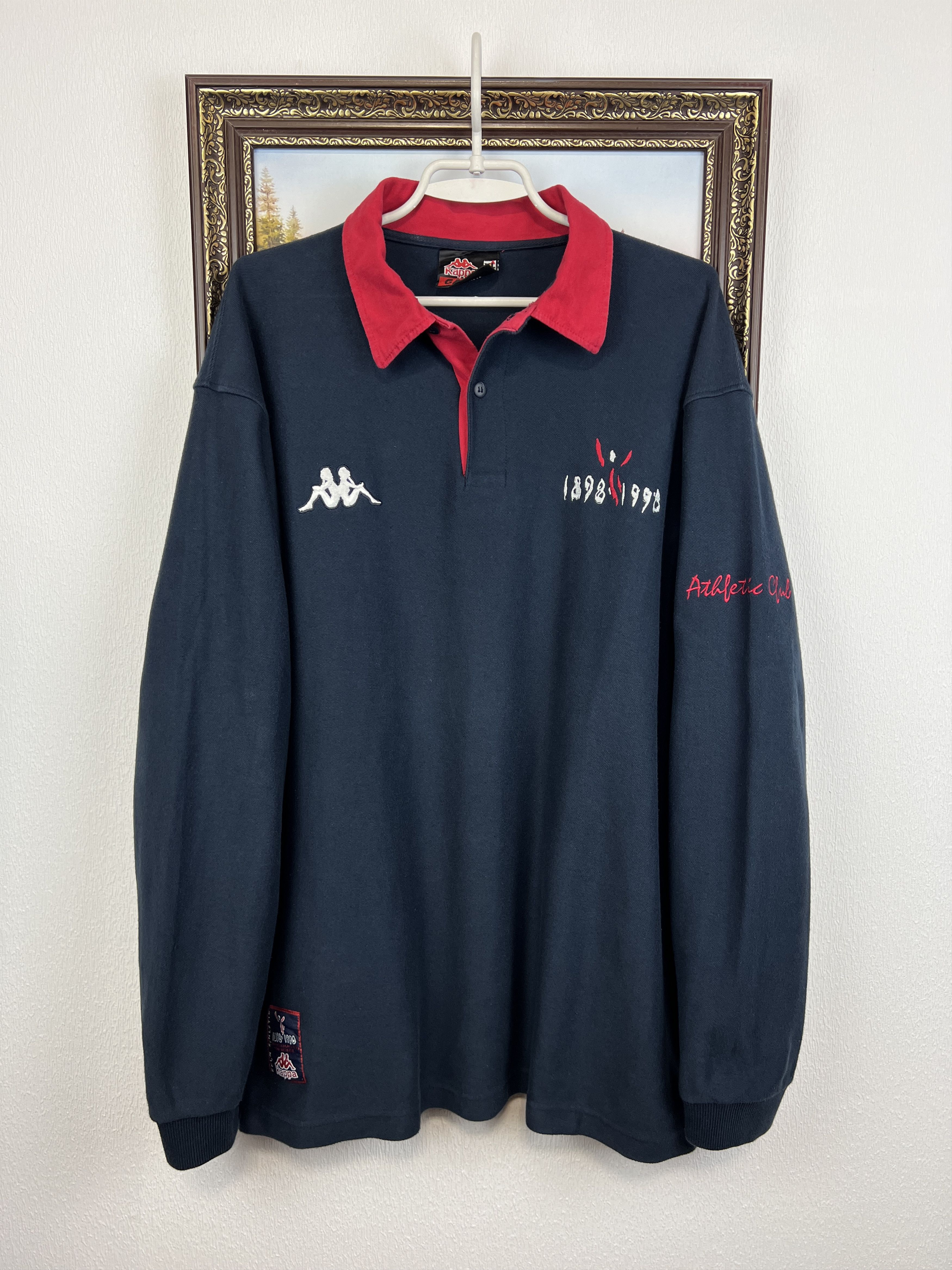 Kappa Bilbao Atletic Club Football Polo Long Shirt Sweatshirt Size US XL / EU 56 / 4 - 1 Thumbnail