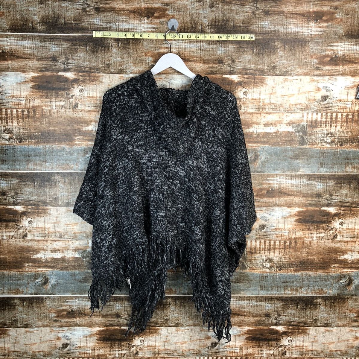 Homespun Knitwear Sorridere Black Grey Knitwear cardigan #A1665 Size M / US 6-8 / IT 42-44 - 13 Thumbnail