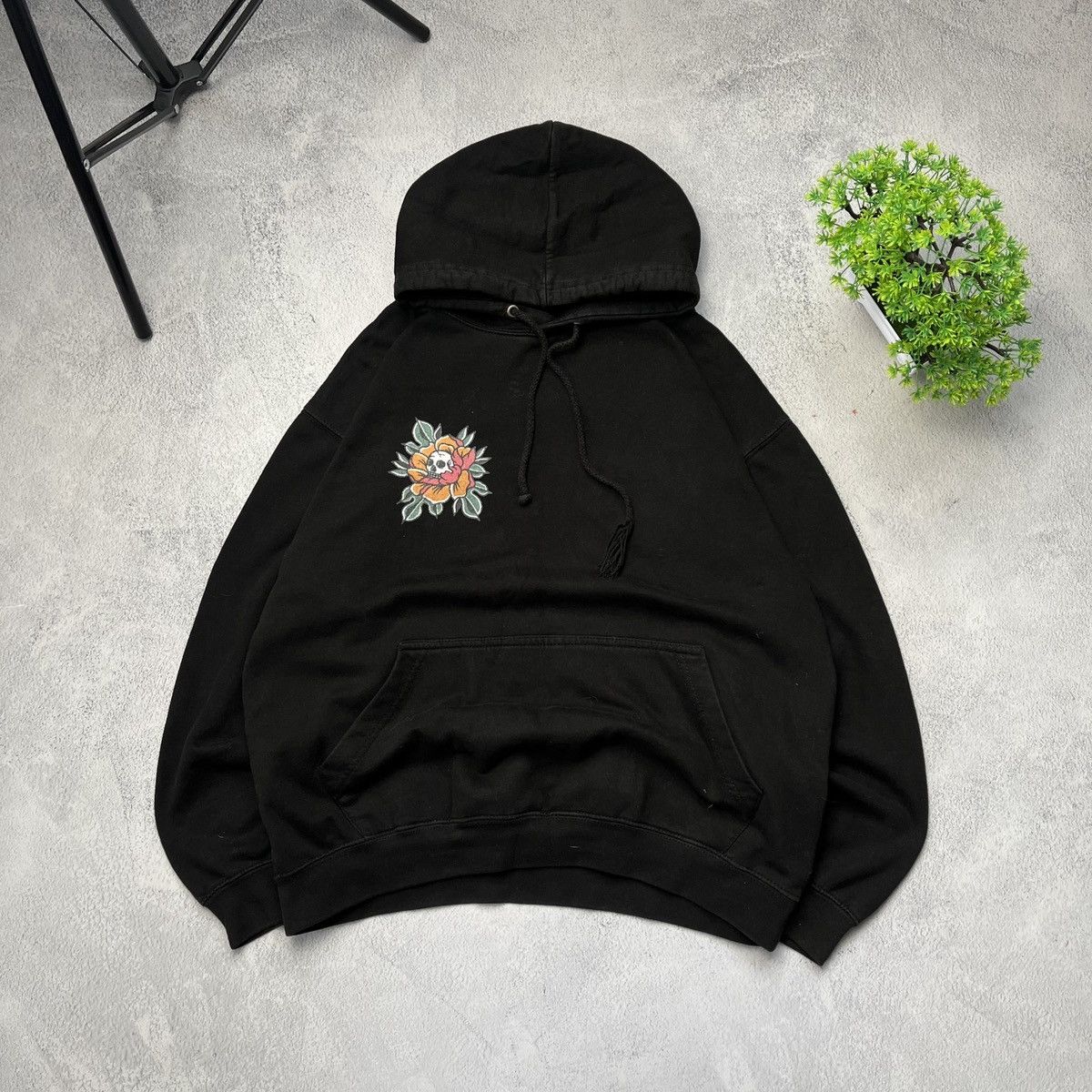 Japanese Brand × Vintage Vintage Just Hoods Ed Hardy style crazy y2k oversized hoodie Size US S / EU 44-46 / 1 - 2 Thumbnail