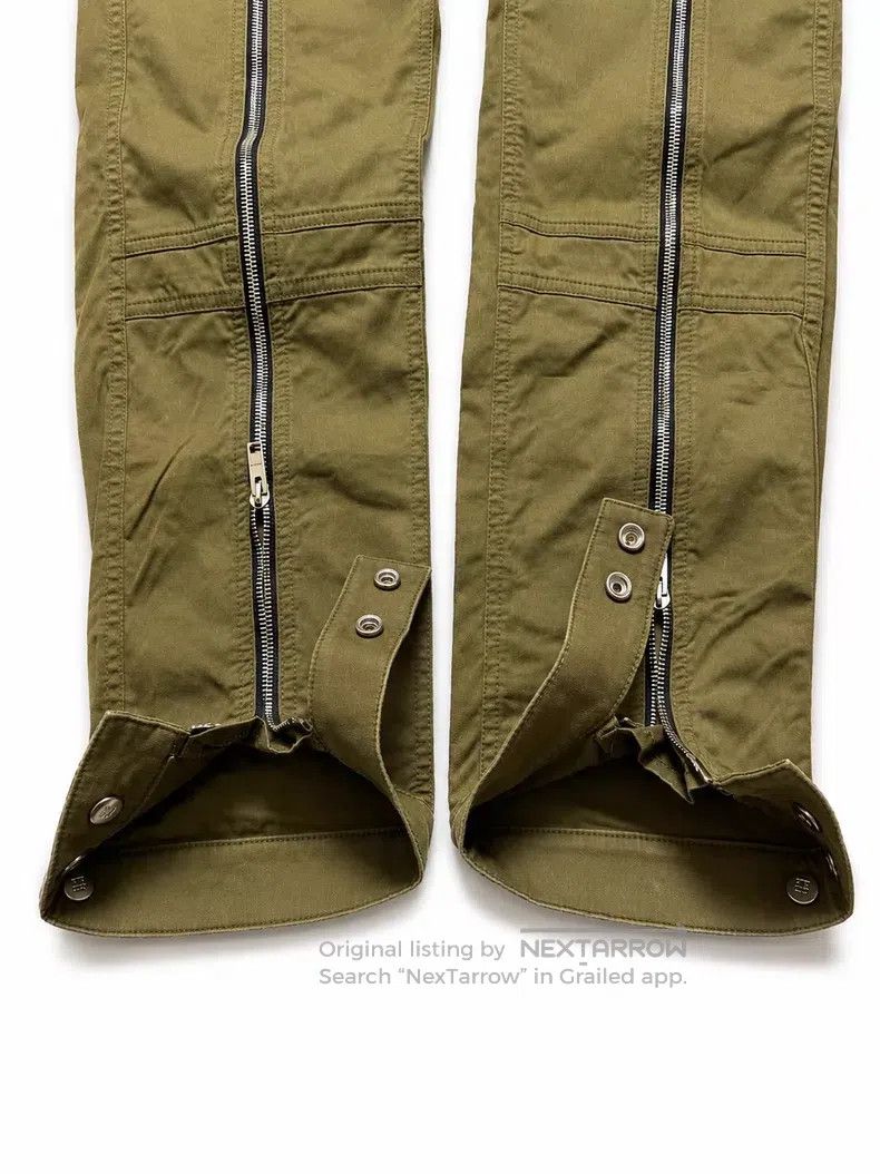 Givenchy Givenchy Military Green Zipper Straight Leg Pants Size US 32 / EU 48 - 3 Thumbnail