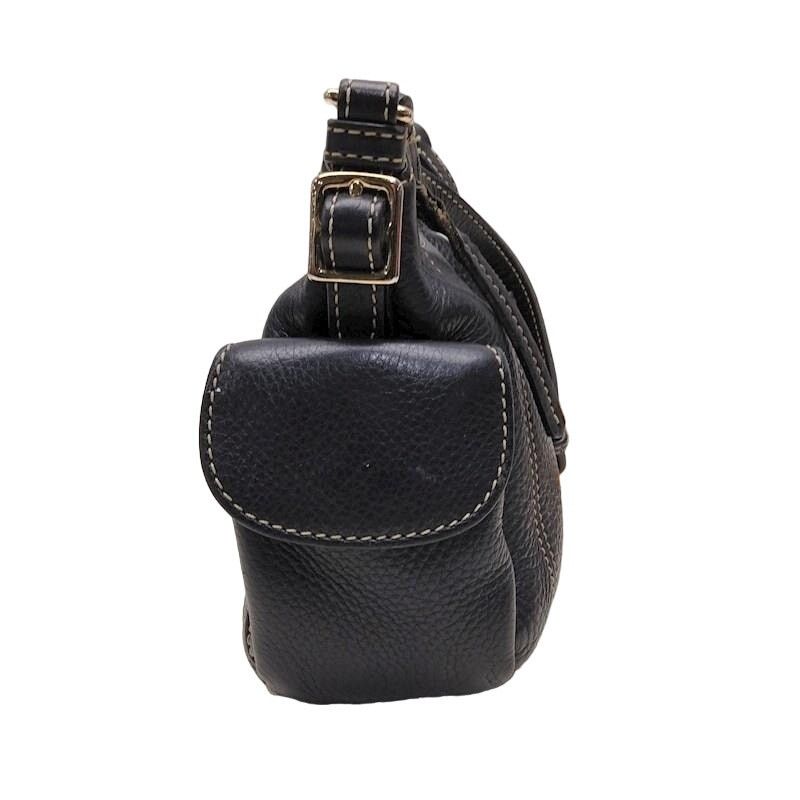 Dooney & Bourke Dooney & Bourke Black Pebbled Leather Hobo Shoulder Bag Size ONE SIZE - 12 Thumbnail