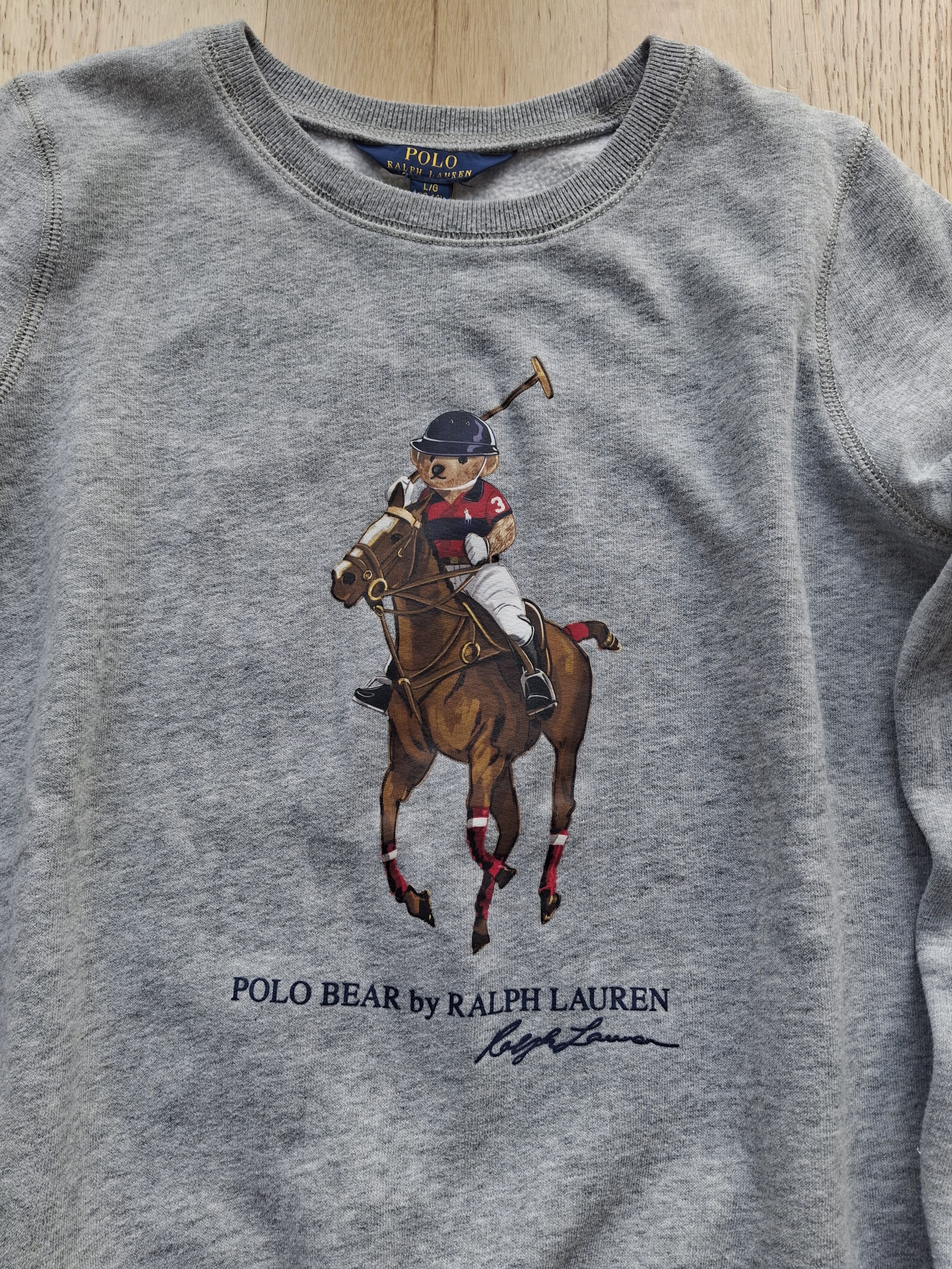 Polo Ralph Lauren × Ralph Lauren Polo ralph lauren sweatshirt Polo bear Grey XS/S Size XS / US 0-2 / IT 36-38 - 2 Thumbnail