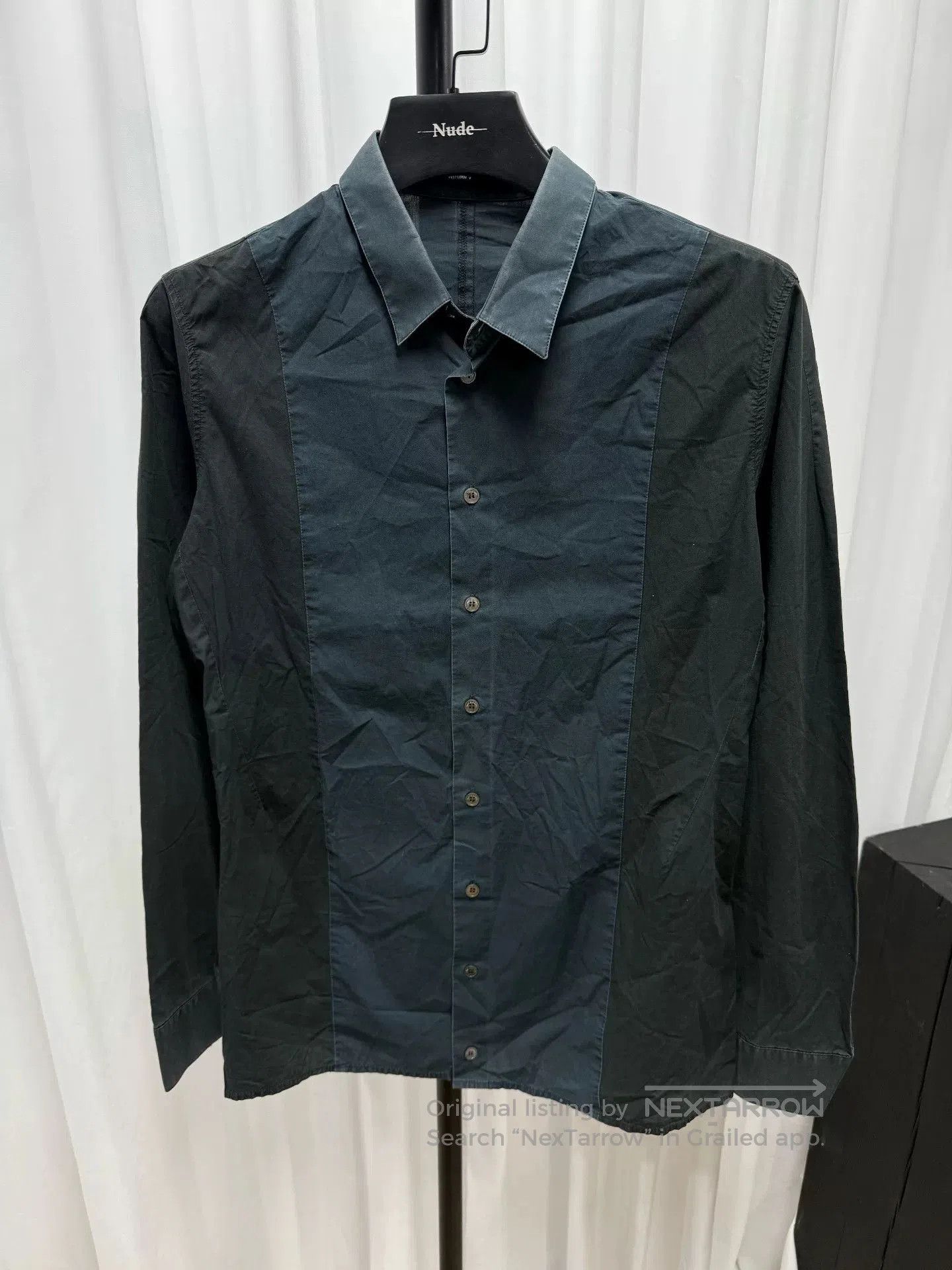 Raf Simons Raf Simons 08AW Spliced Shirt Size 52. Size US L / EU 52-54 / 3 - 1 Thumbnail