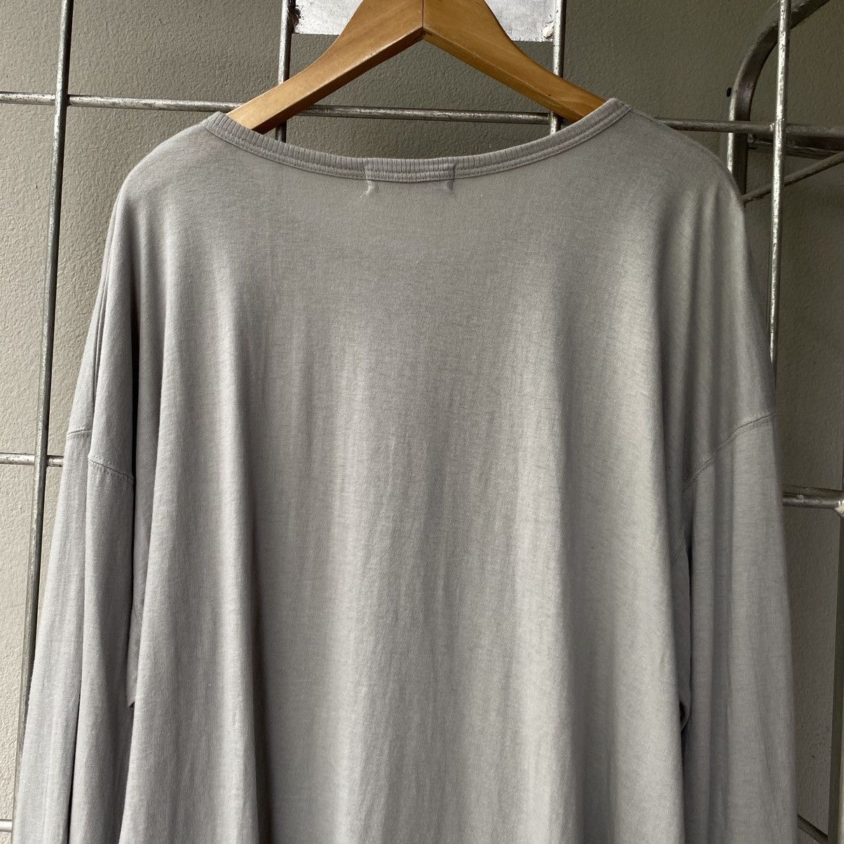 Tete Homme TÊTE HOMME Grey Long Sleeve Polo with Logo Hem Size US L / EU 52-54 / 3 - 7 Thumbnail