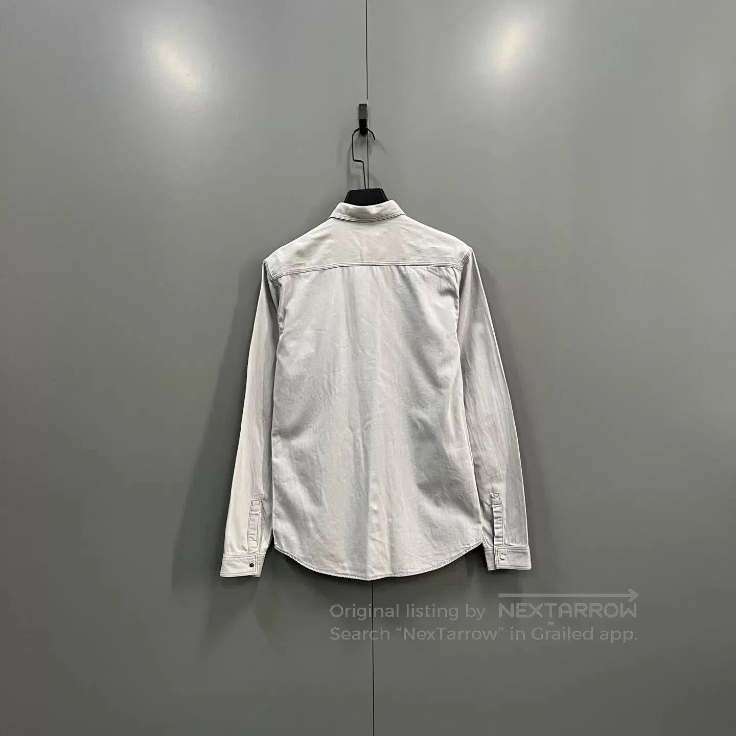Dior Gray Long-Sleeve Button-Up Shirt. Size US S / EU 44-46 / 1 - 2 Thumbnail