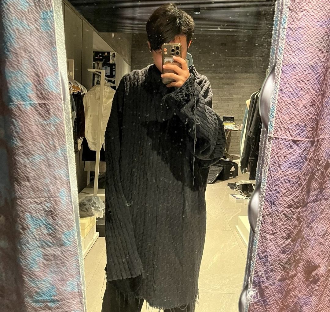 Raf Simons raf simons 02aw raf show model huge sweater Size US M / EU 48-50 / 2 - 8 Thumbnail