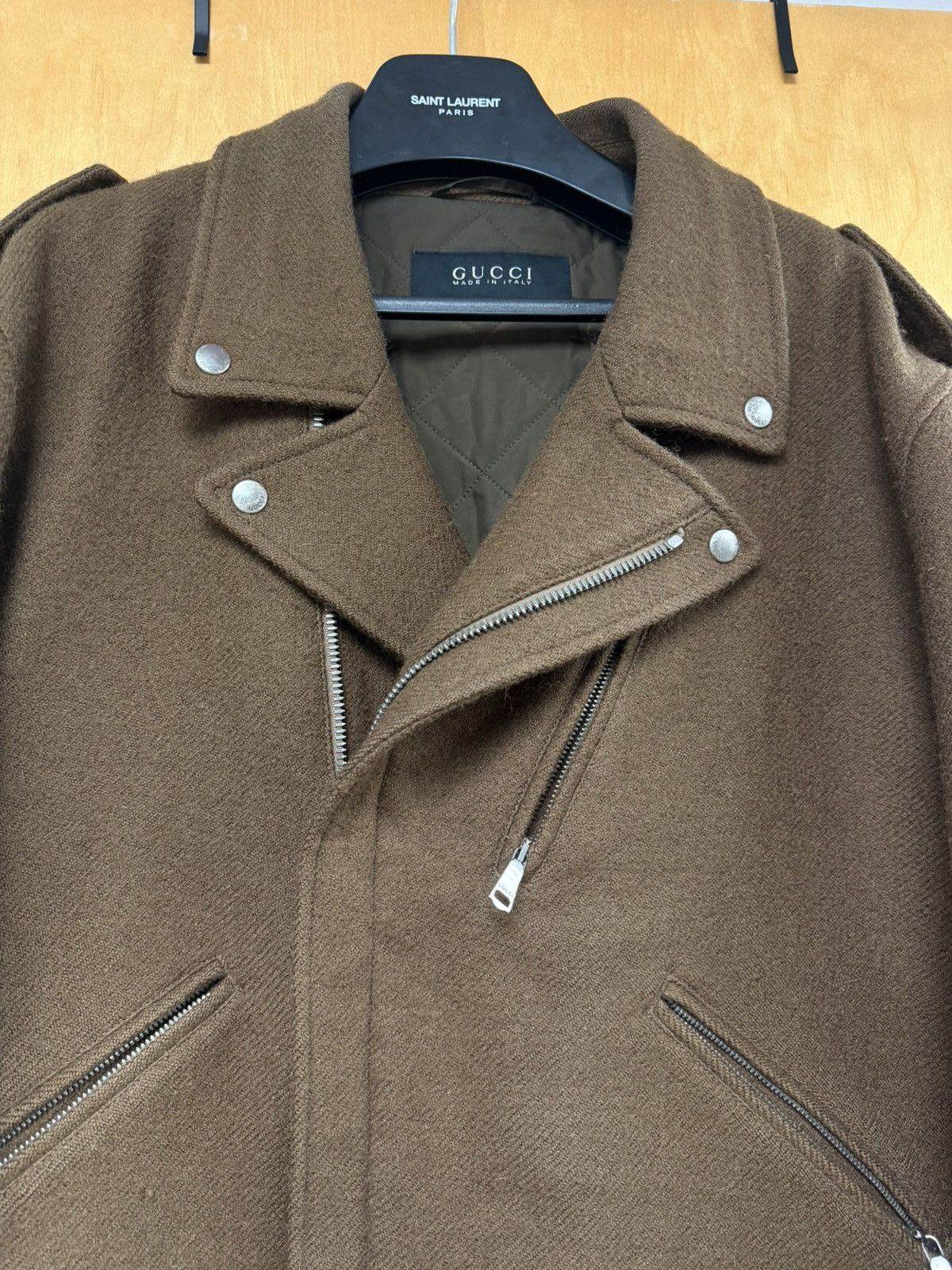 Gucci Gucci AW15 Wool Perfecto Zip Jacket Size US XL / EU 56 / 4 - 4 Thumbnail