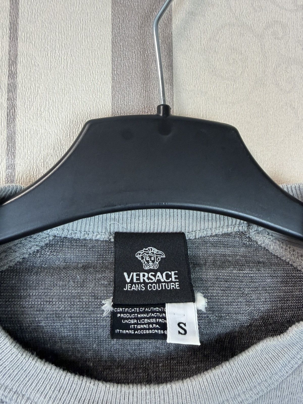 Versace Jeans Couture Archive Versace Jeans Couture All-over Logo Longsleeve Size S / US 4 / IT 40 - 6 Thumbnail