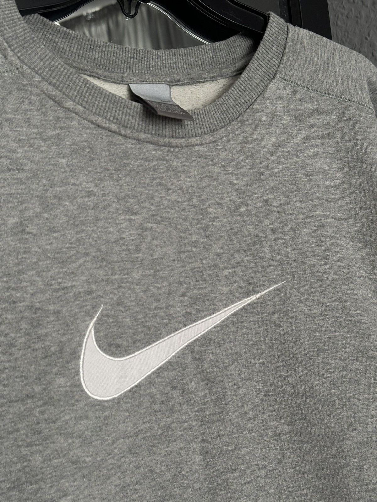 Nike 🔥 Vintage Nike Swoosh Logo Sweatshirt Size US L / EU 52-54 / 3 - 2 Thumbnail