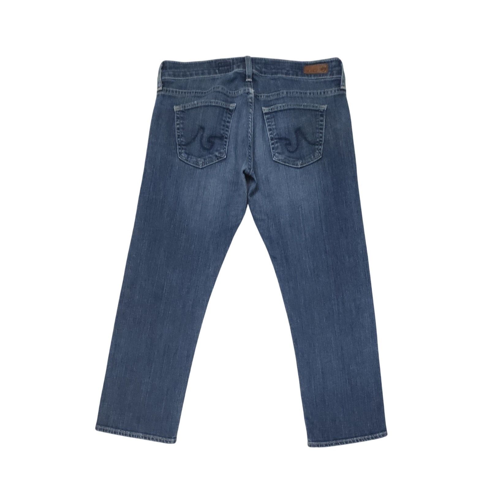 AG Adriano Goldschmied Ag Adriano Goldschmied The Tomboy Crop Jeans Straight Leg 27 Size 27" / US 4 / IT 40 - 5 Thumbnail