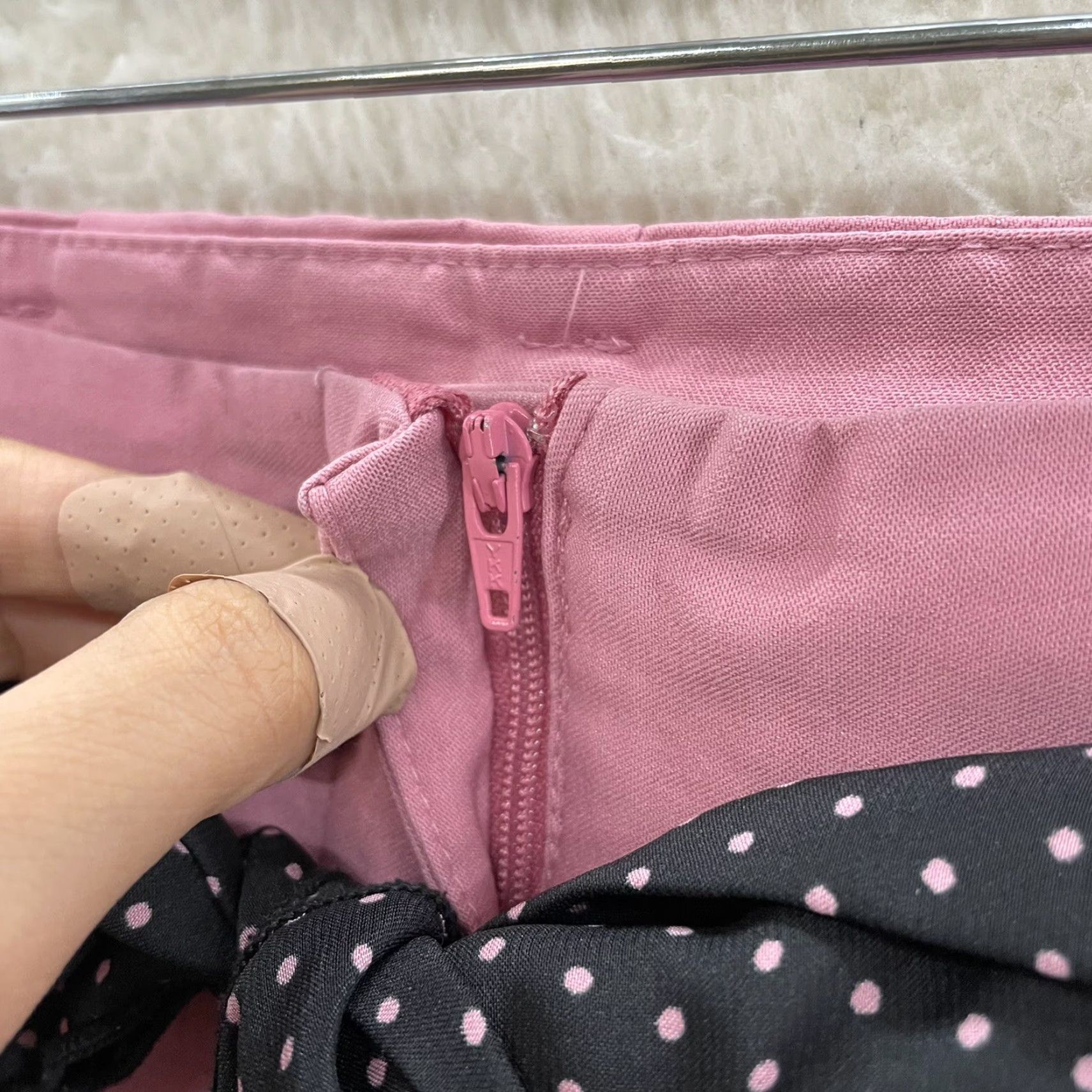 Pinko VINTAGE Soulmates Dress Pants Trousers 4 Pink Mid Rise Bootcut Flare Womens Size 27" / US 4 / IT 40 - 4 Thumbnail