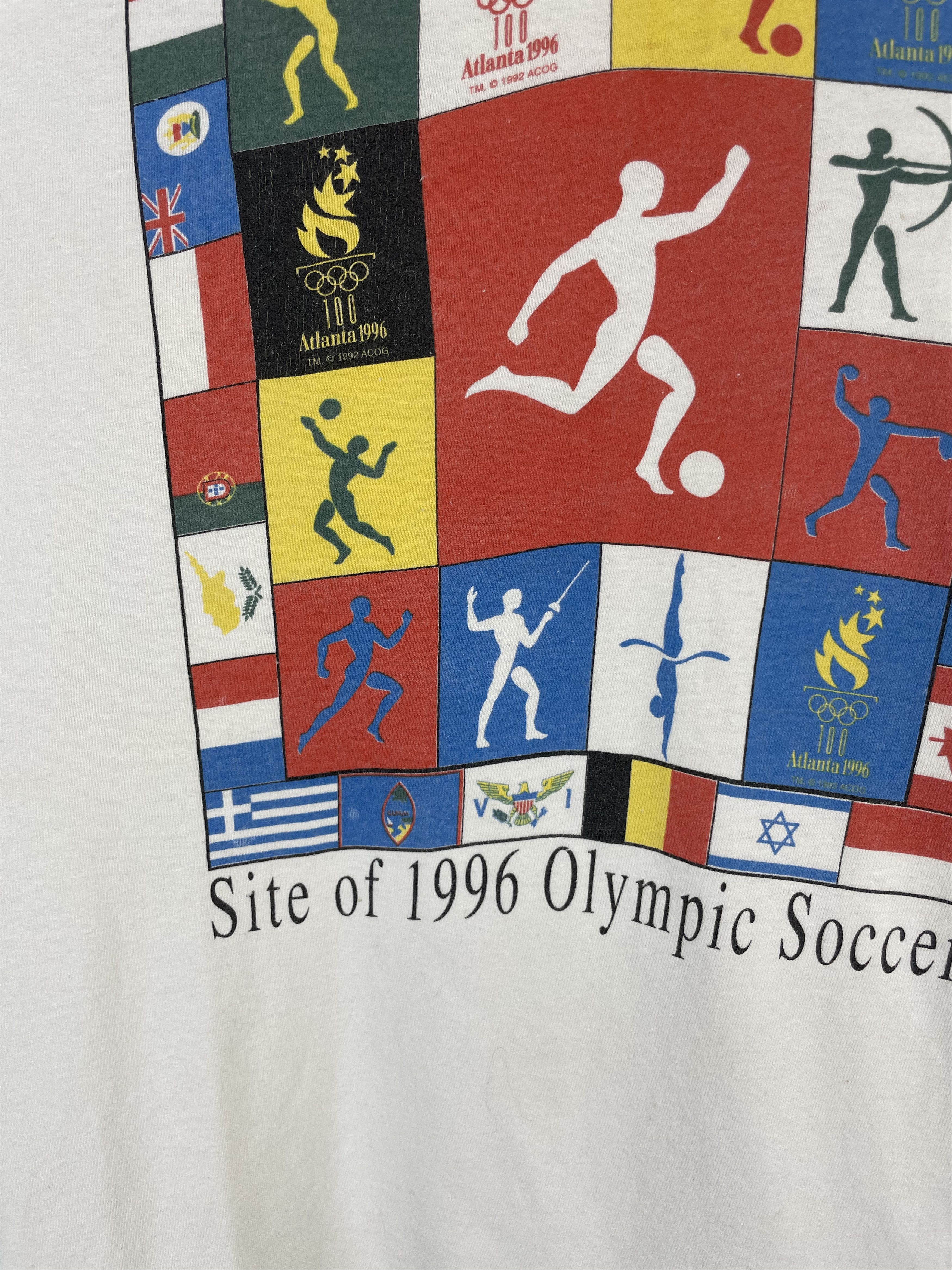 USA Olympics Vintage Washington 1996 Olympic Gamesn Tee Size US L / EU 52-54 / 3 - 5 Thumbnail