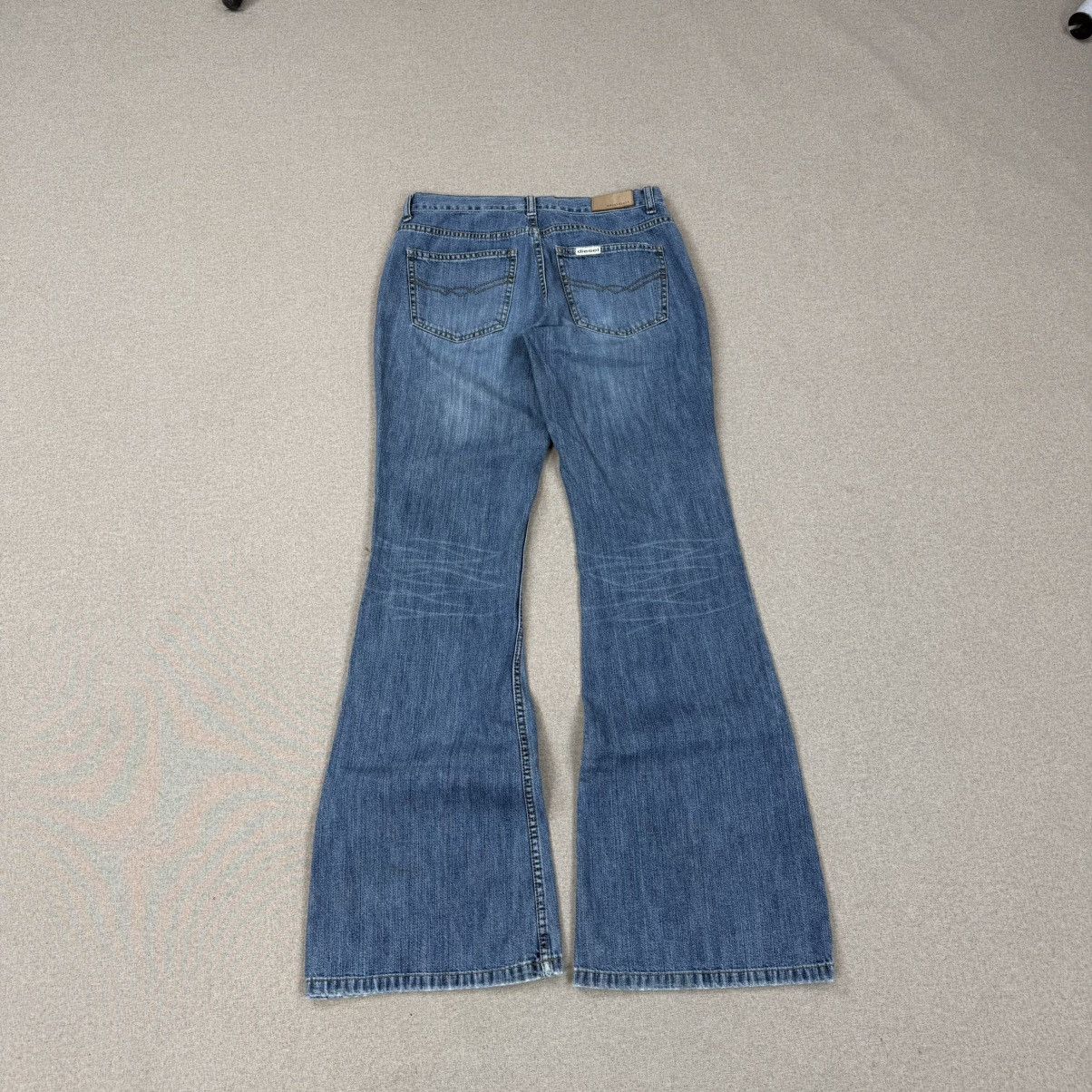 Diesel 00s DIESEL FLARED BOOTCUT DENIM JEANS Y2K Size 26" / US 2 / IT 38 - 9 Thumbnail