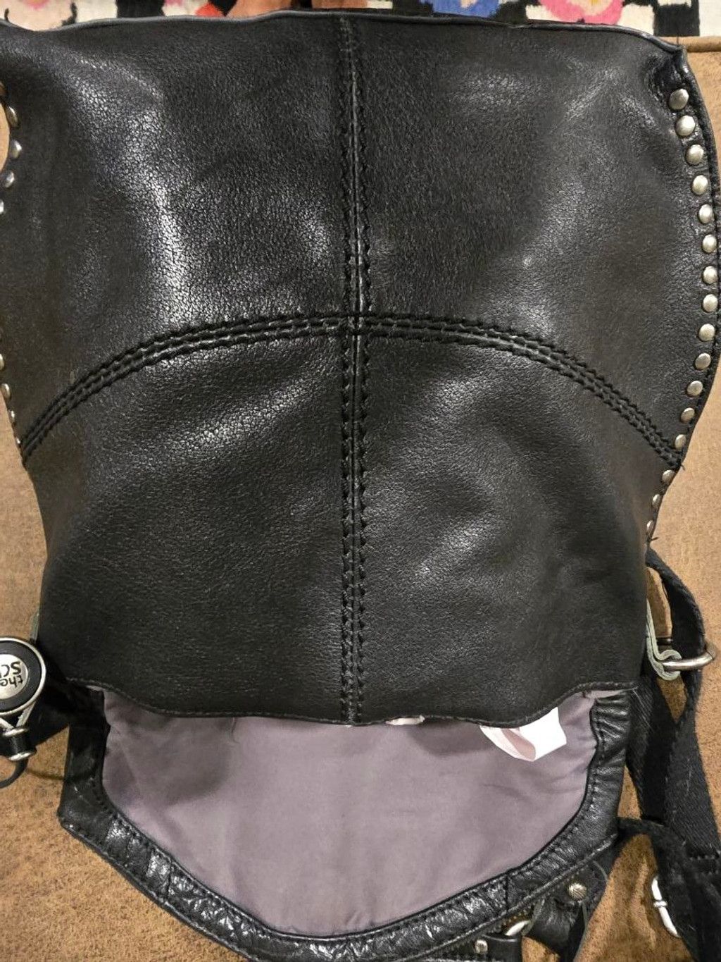 The Sak The Sak Silverlake Black Leather Studded Crossbody Bag Size ONE SIZE - 7 Thumbnail