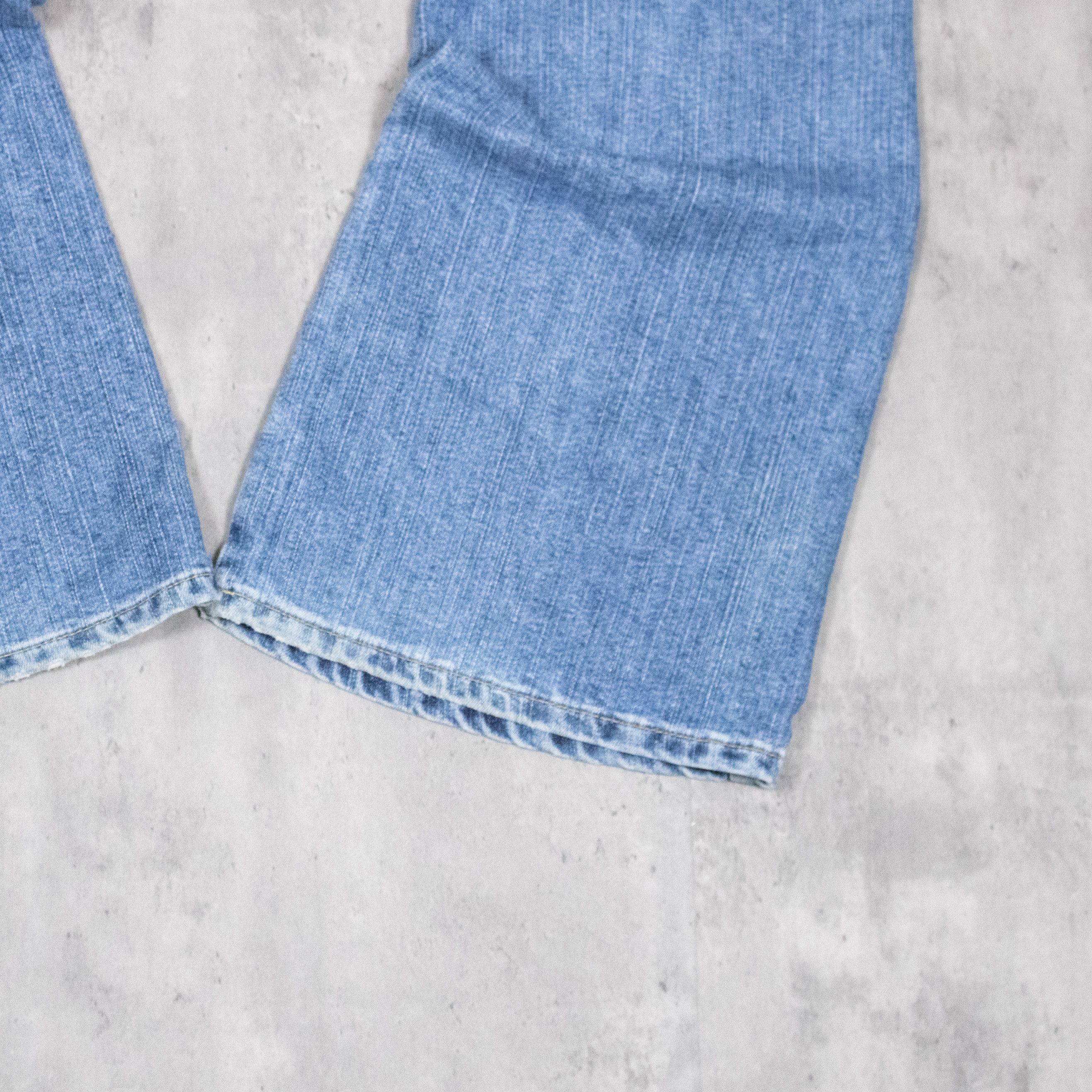 Japanese Brand Y2K 2000's Midwash Baggy Relax Fit Wide JNCO Denim Pant's Size US 34 / EU 50 - 13 Thumbnail
