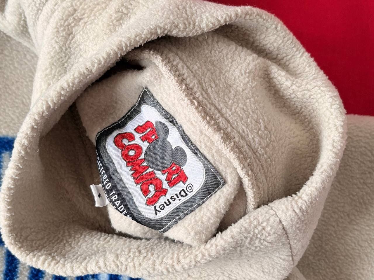 Disney Disney Mickey Fleece Pullover S Y2K Sport Vintage Size US S / EU 44-46 / 1 - 4 Thumbnail