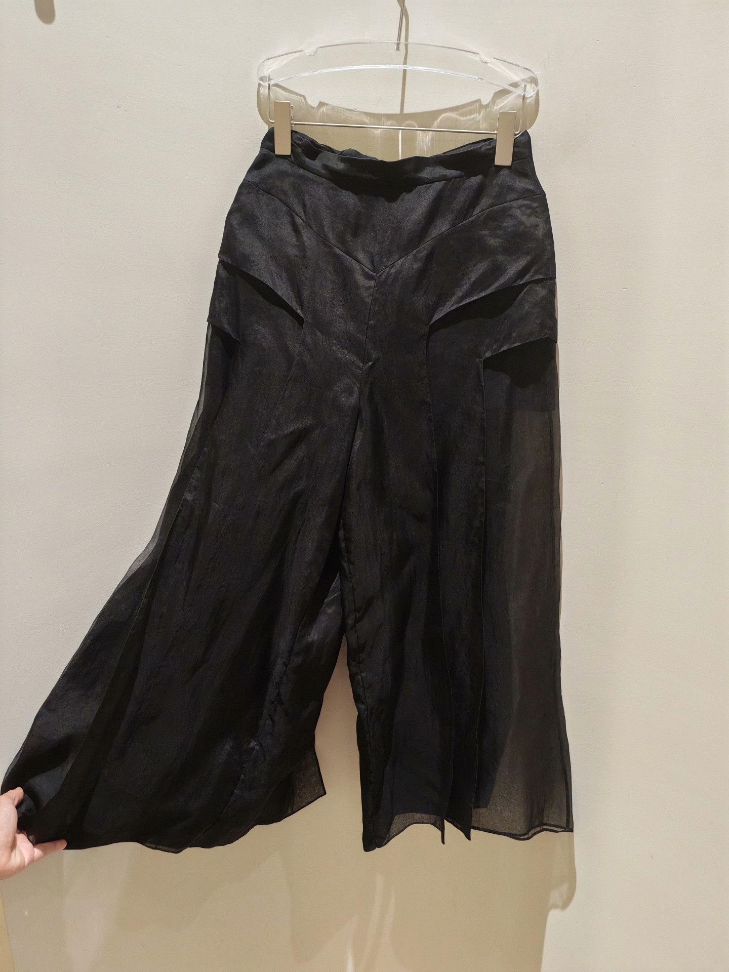 Fendi Fendi Silk Wide-Leg Trousers Size 40" / US 18 - 1 Thumbnail