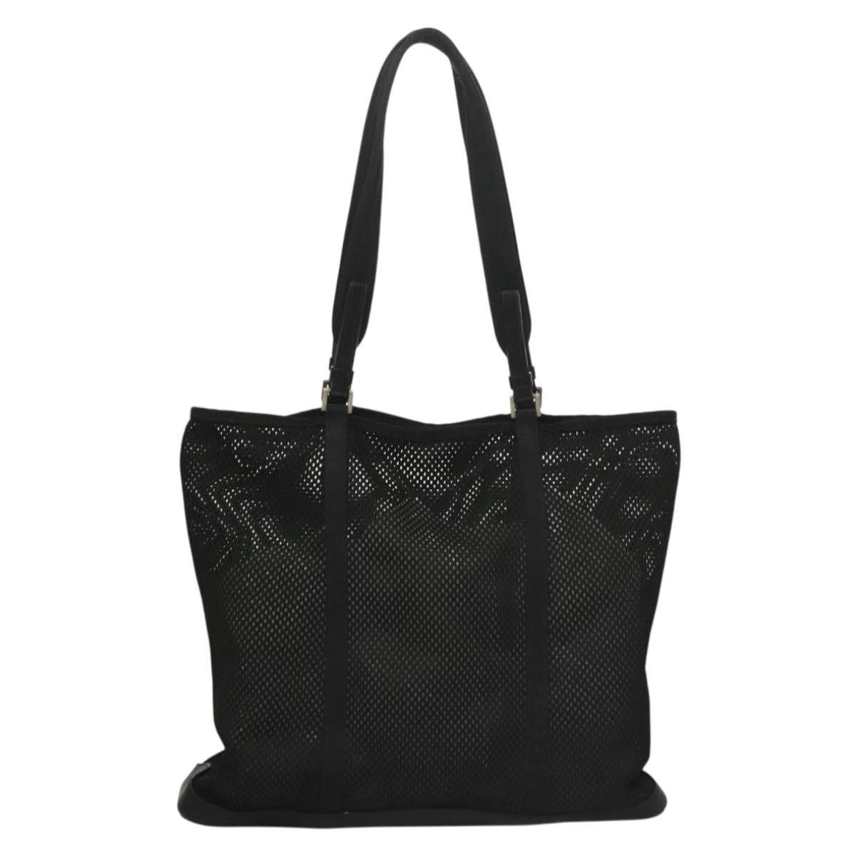 Prada PRADA Tote Bag Nylon Black Silver Size ONE SIZE - 2 Thumbnail