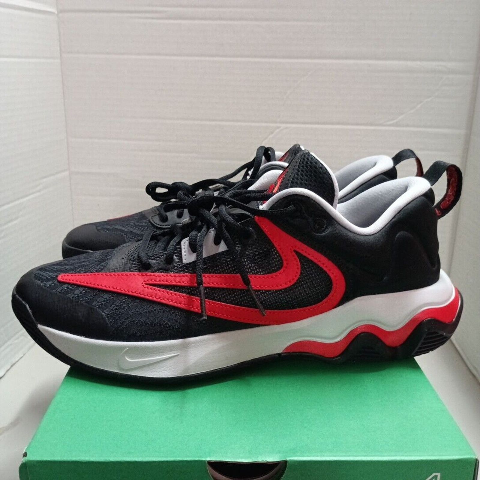 Nike Nike Giannis Immortality 3 Mens Size 11 Black University Red Size US 11 / EU 44 - 4 Thumbnail
