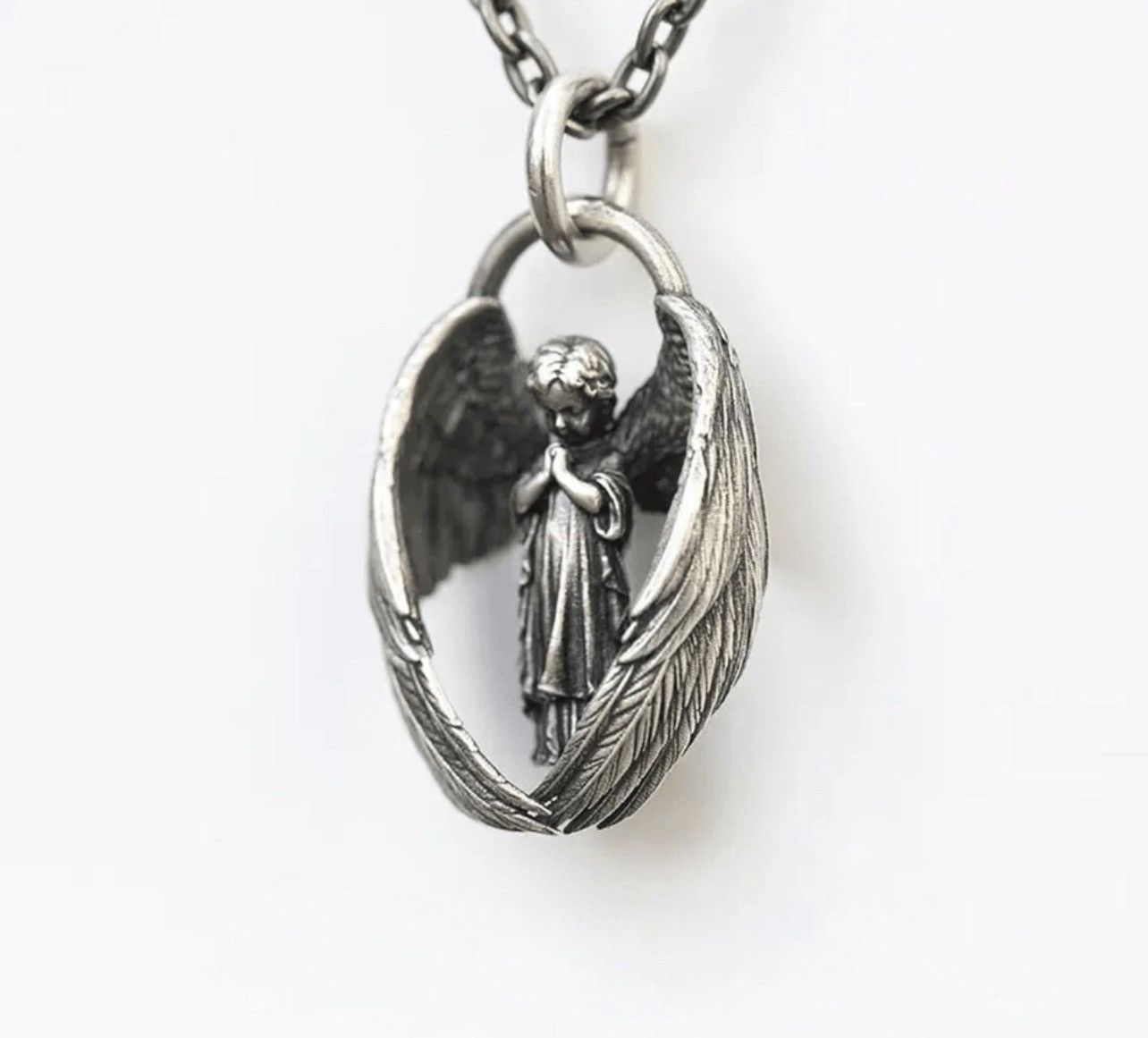 Jewelry Angel Necklace Punk Chain Size ONE SIZE - 1 Thumbnail