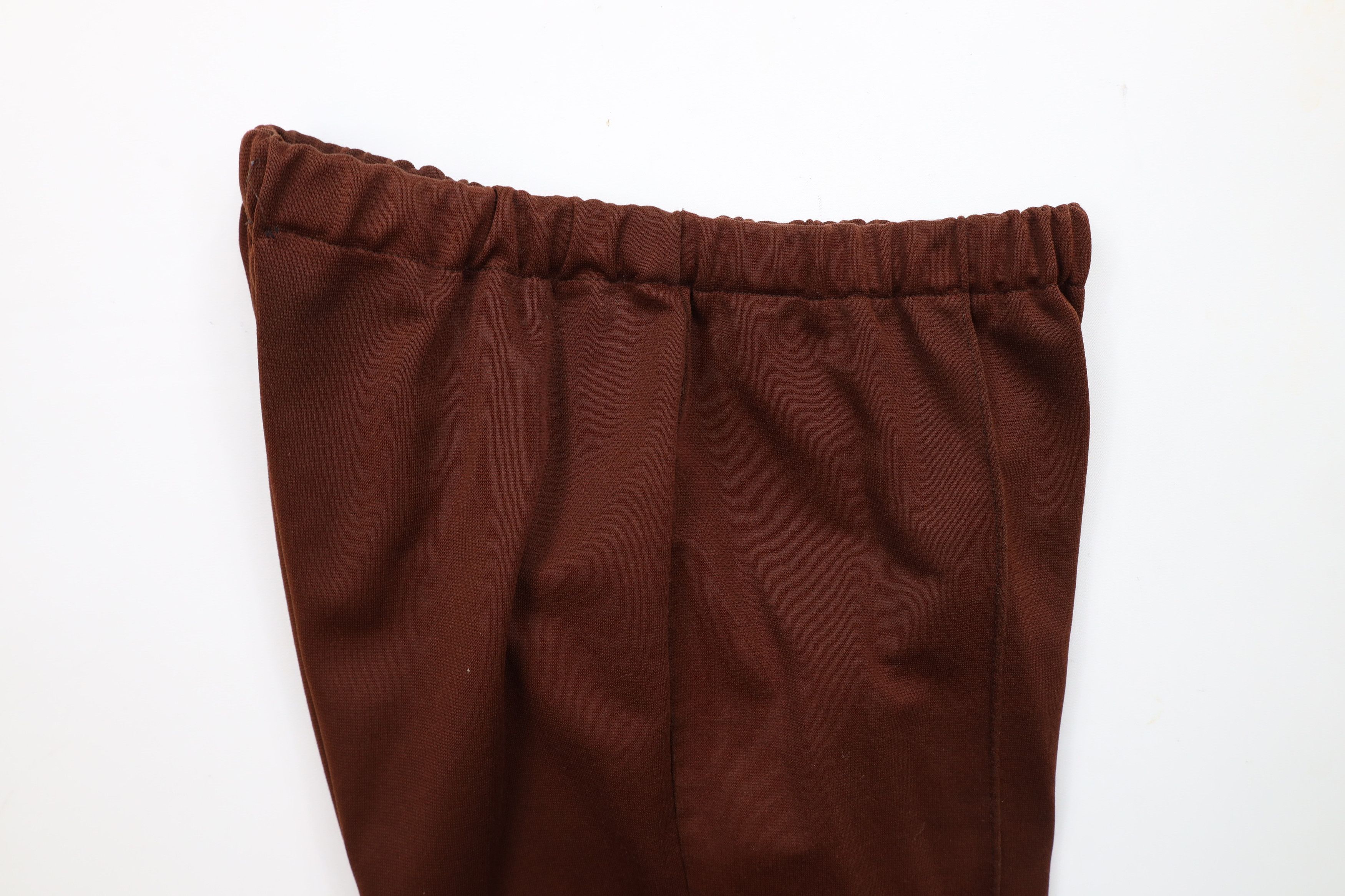 Vintage Vintage 70s Sun Faded Knit Bell Bottoms Pants Brown USA Size 38" / US 16 / IT 52 - 8 Thumbnail