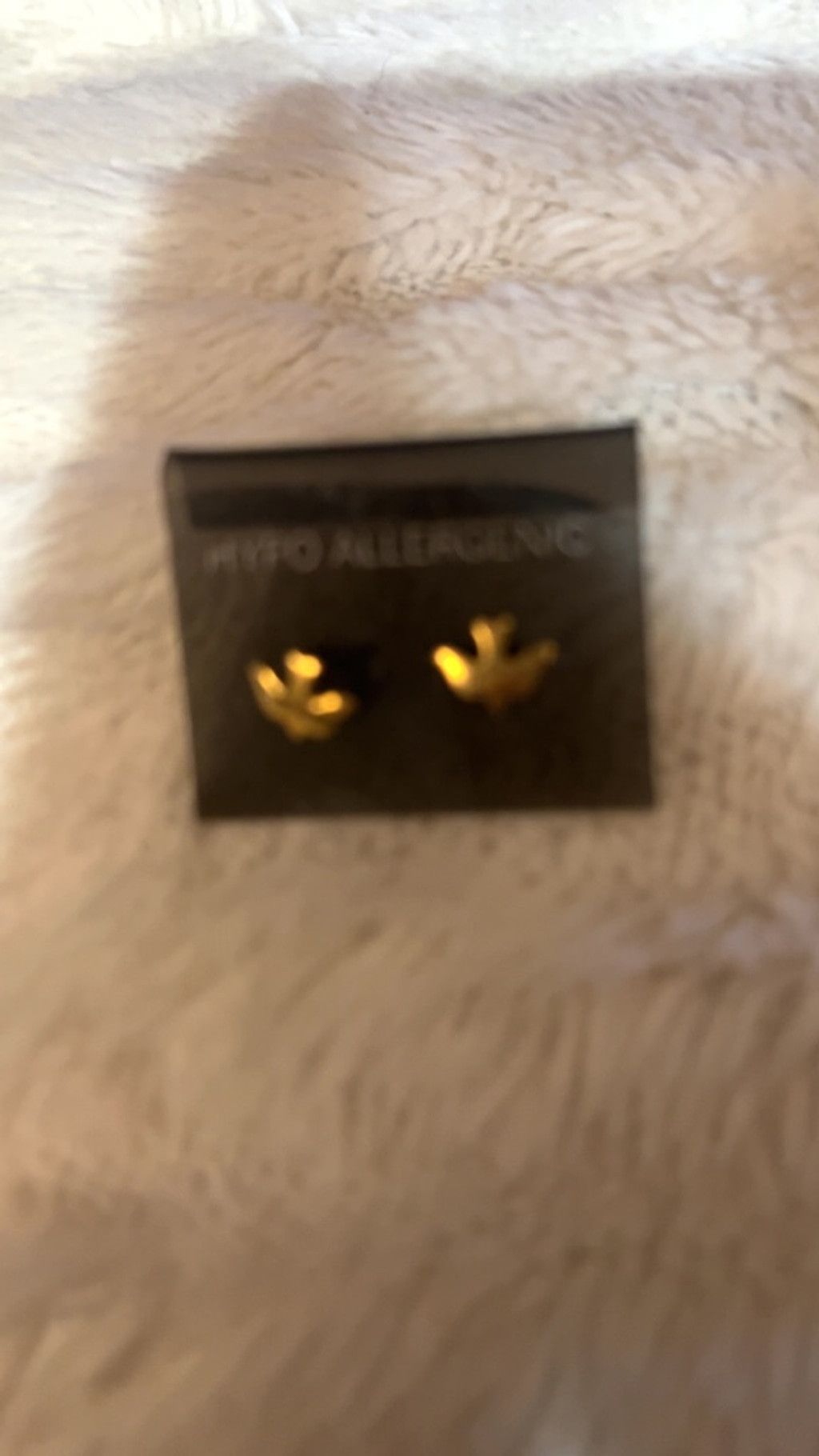 The Unbranded Brand Women's Unbranded Dove Stud Earrings One Size Gold Size ONE SIZE - 1 Thumbnail