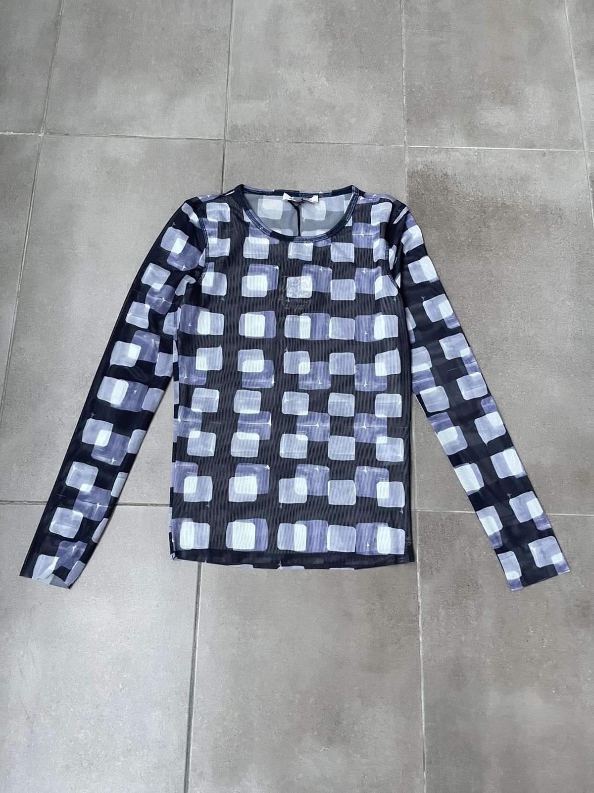 Henrik Vibskov !DS! SS22 Henrik Vibskov Dark Cubes Mesh Roundneck Size S / US 4 / IT 40 - 8 Thumbnail