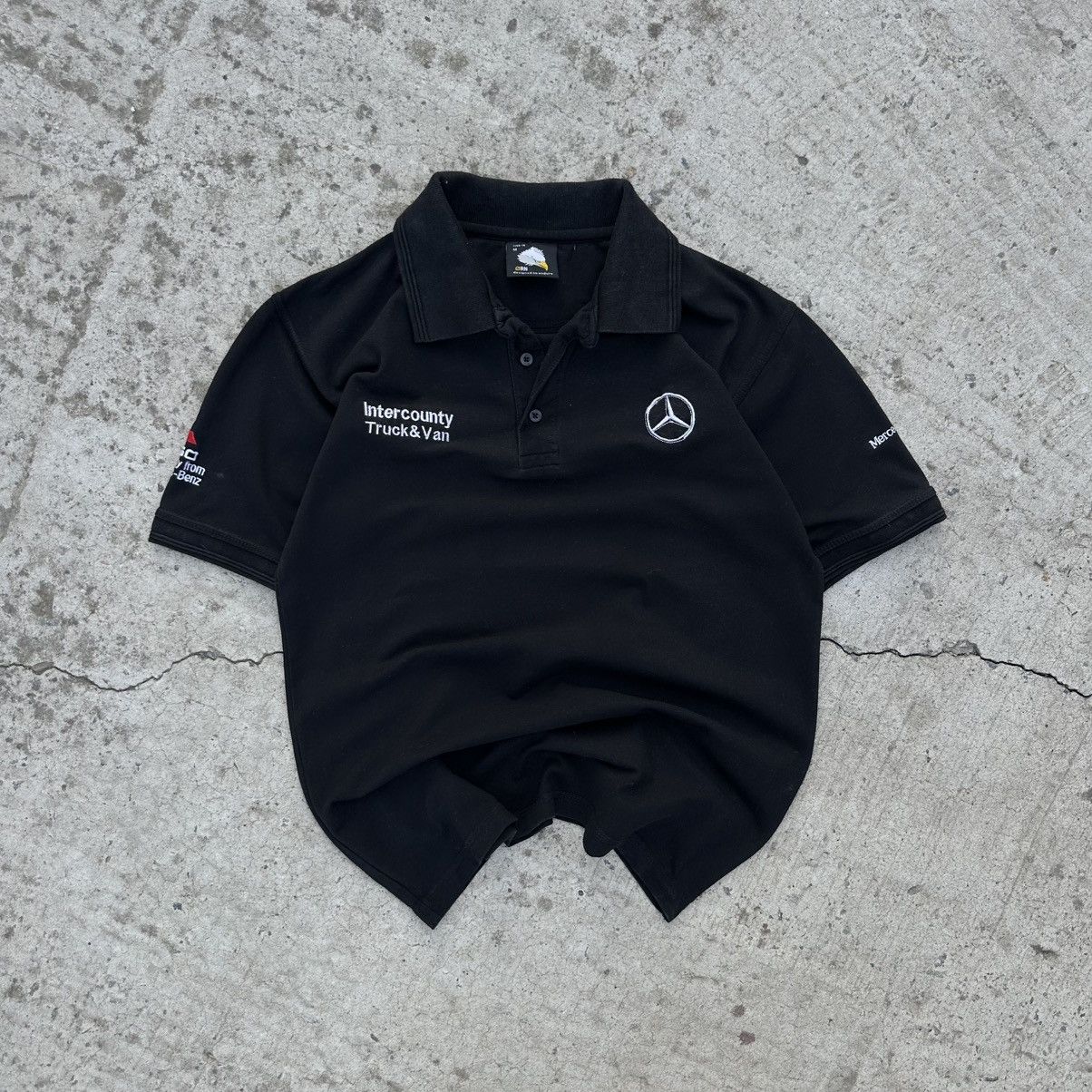 Mercedes-Benz Vintage Japanese Style Mercedes Polo Fuso Tee Racing Y2K Size US M / EU 48-50 / 2 - 1 Thumbnail