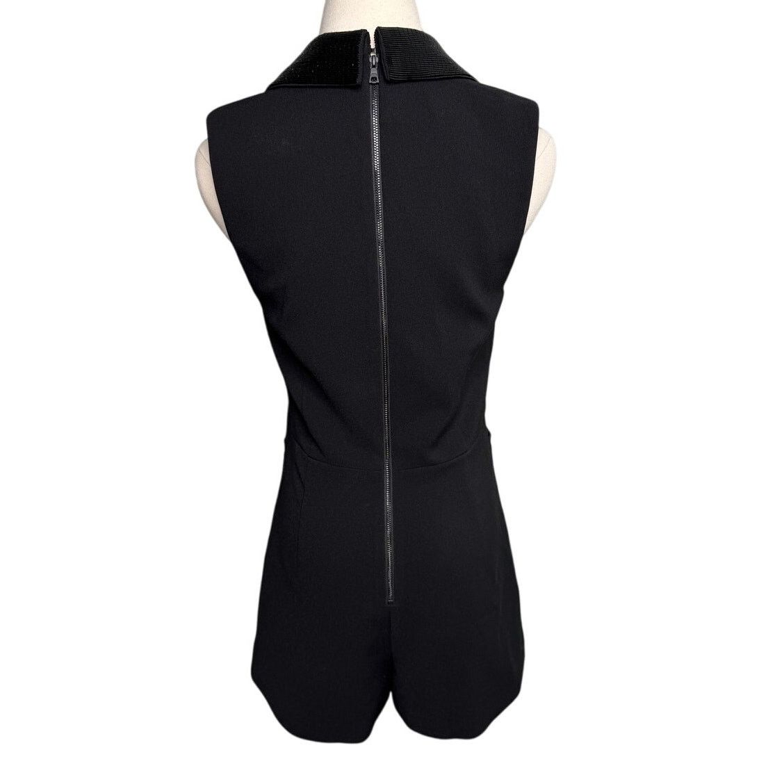 Alice + Olivia Alice + Olivia Carlena Tuxedo Romper Blazer beaded size 2 Size 26" / US 2 / IT 38 - 8 Thumbnail
