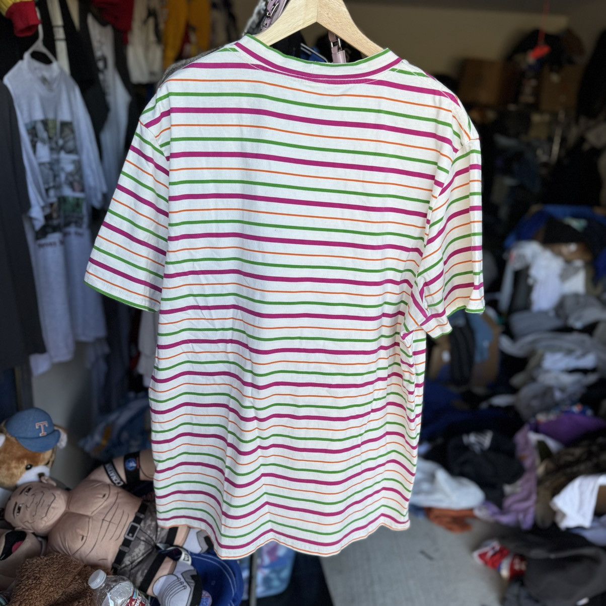Guess Guess Farmers Market Produce Sean Wotherspoon Striped Shirt Size US XL / EU 56 / 4 - 5 Thumbnail