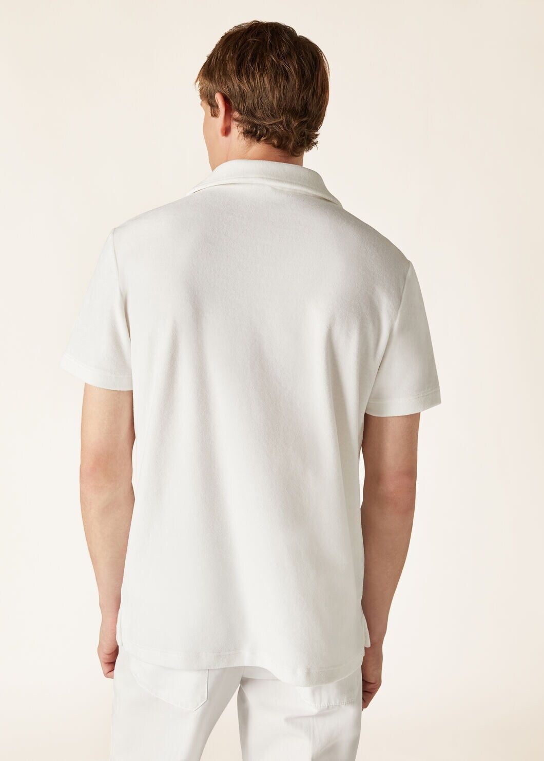 Loro Piana o1w1db10125 FAM7821 Porto Venere Polo Shirt in White Size US S / EU 44-46 / 1 - 5 Thumbnail