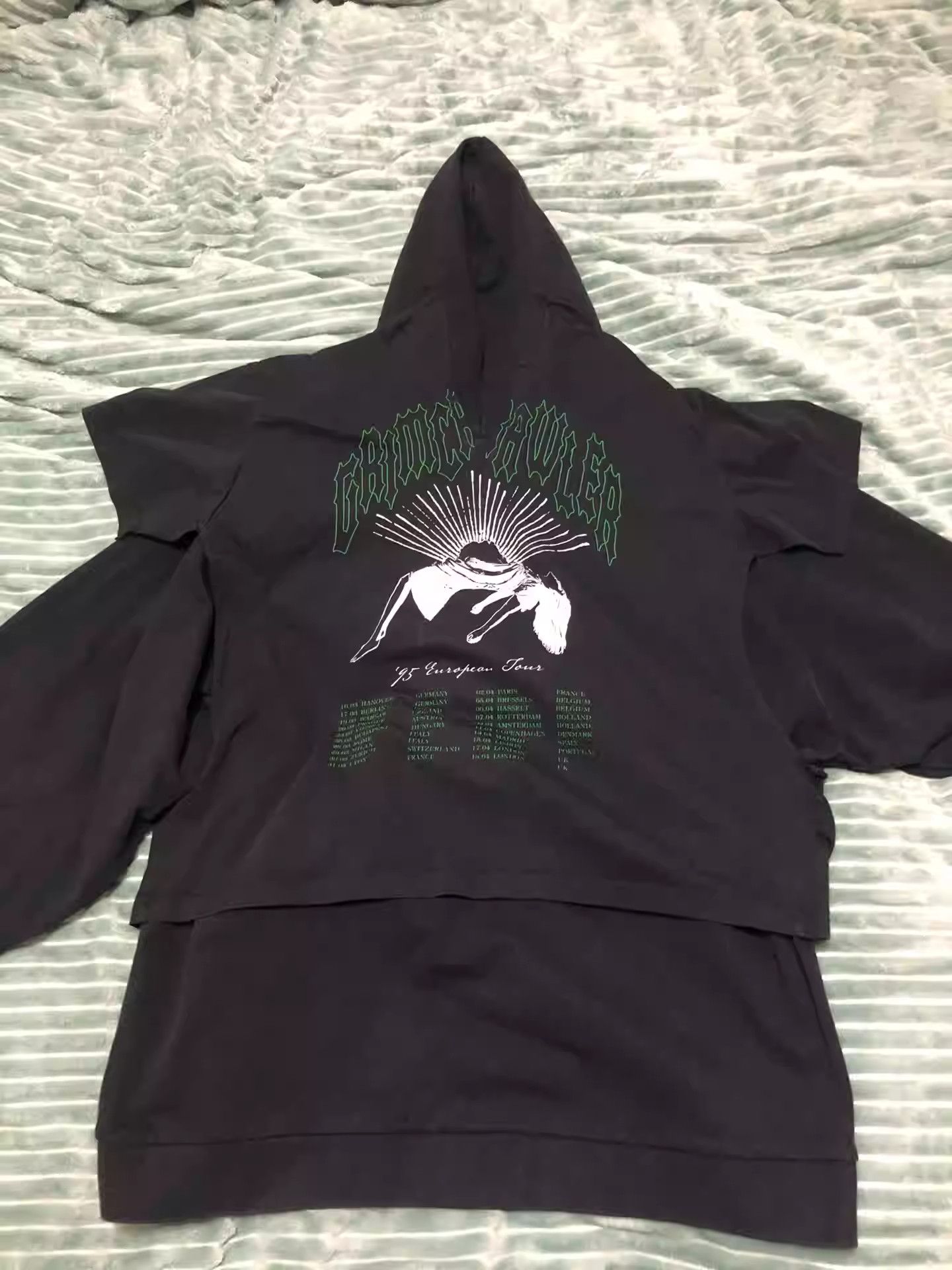 Raf Simons Raf Simons 22Ss Fallen Angel Fake Two Piece Sweatshirt Size US S / EU 44-46 / 1 - 1 Thumbnail