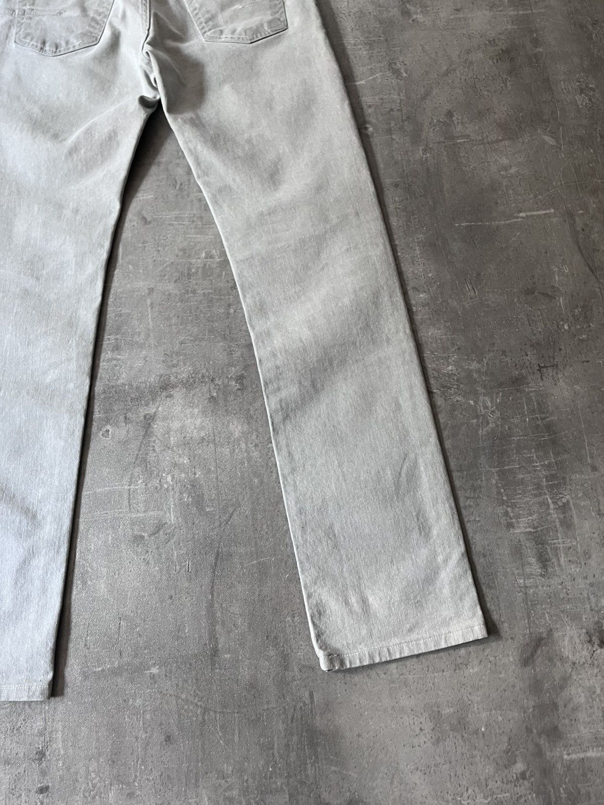 Dior Dior by Hedi Slimane 00s jeans grey white Size US 30 / EU 46 - 9 Thumbnail