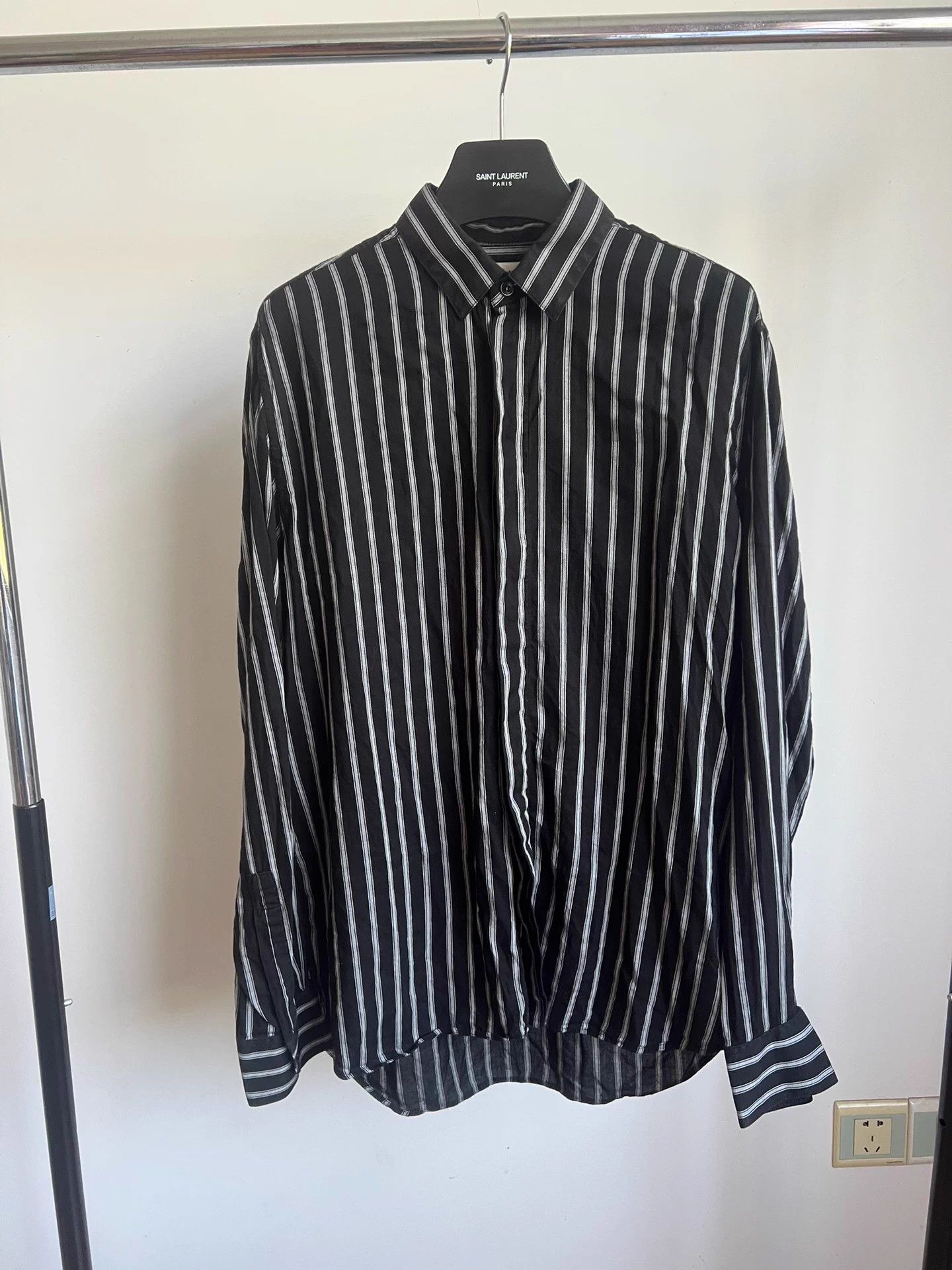 Saint Laurent Paris Saint Laurent SLP20SS Striped Shirt Size US M / EU 48-50 / 2 - 1 Thumbnail