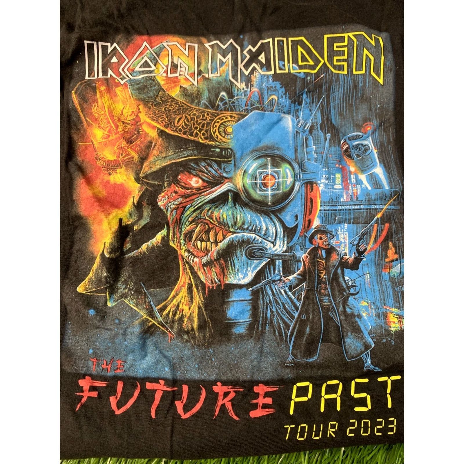ESPIRIT IR﻿ON MAIDEN The Future Past Tour 2023 WOMEN T-Shirt Tee Jersey NEW SPIRIT Size L Black Rock 2023 Women Shirt Ladies Short Sleeve Crew Neck Size L / US 10 / IT 46 - 4 Thumbnail