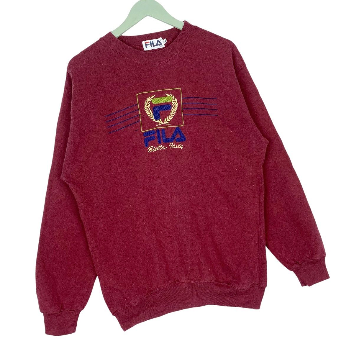 Fila Fila Biella Italy Sweatshirt Crewneck Pullover Jumper Size US M / EU 48-50 / 2 - 4 Thumbnail