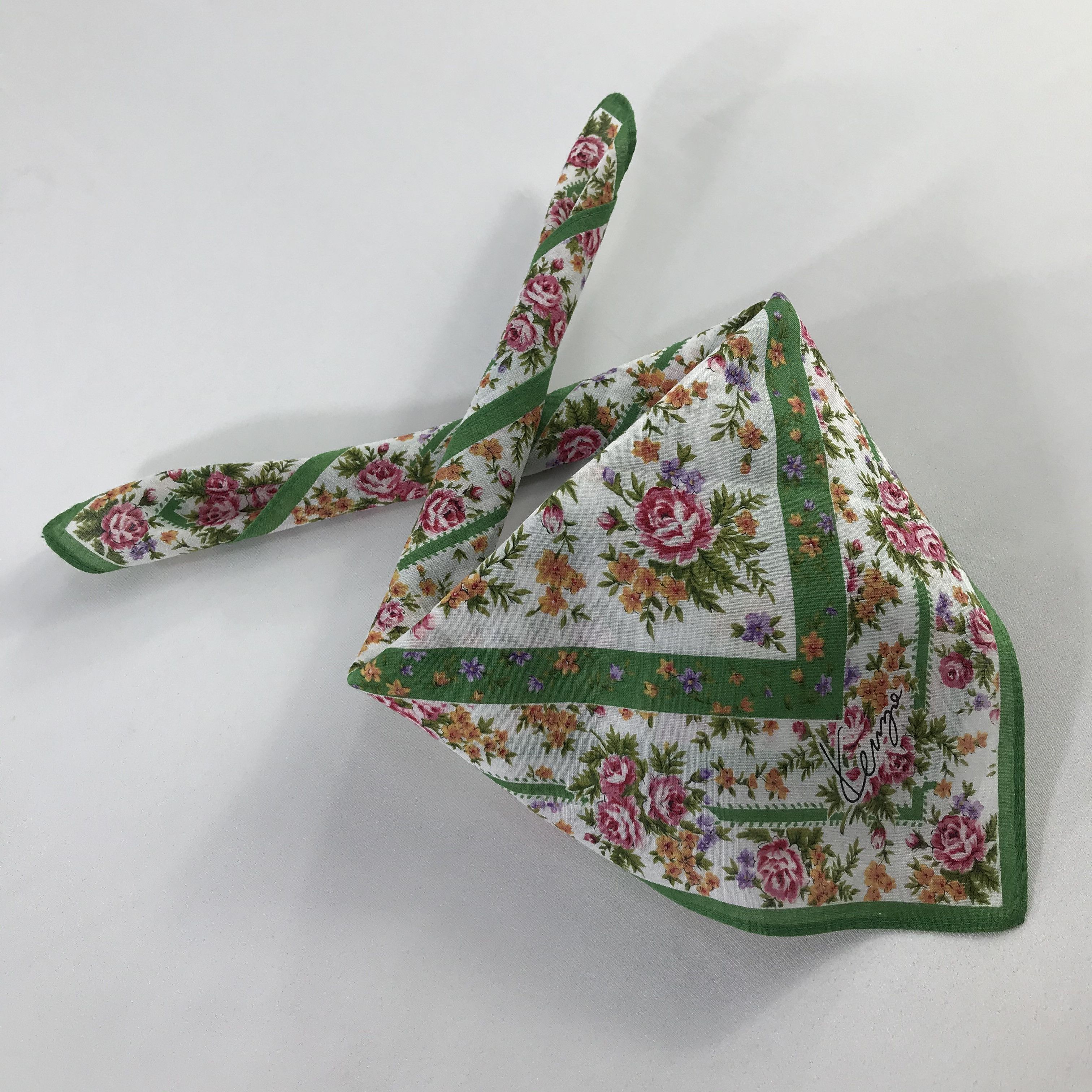 Kenzo × Vintage Kenzo Bandana / Handkerchief / Neckerchief - S571 Size ONE SIZE - 4 Thumbnail