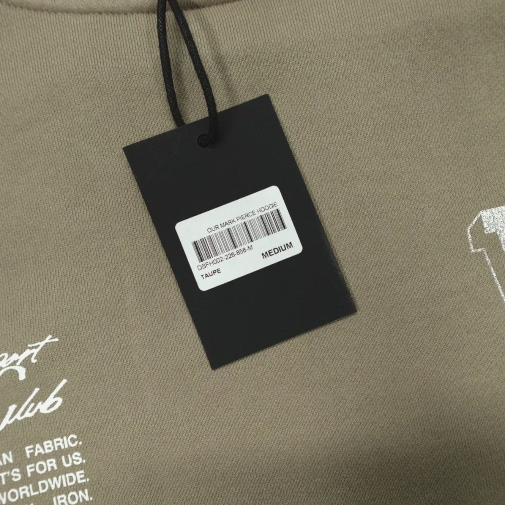 Darc Sport Darc Sport Hoodie Our Mark Pierce M Taupe Men Size M Logo Graphic Print Pullover Hooded Bodybuilding Sports Fall Winter Size US M / EU 48-50 / 2 - 4 Thumbnail