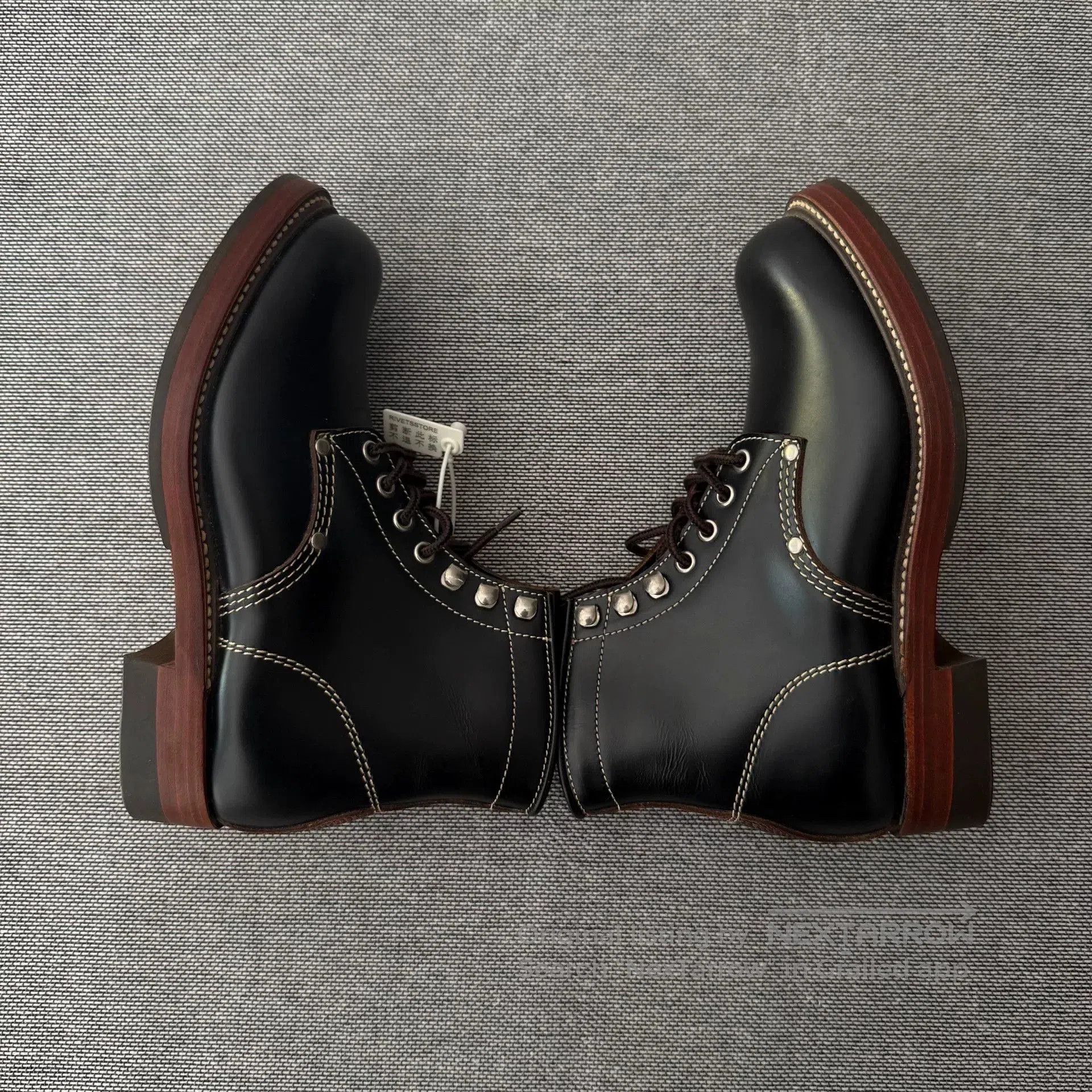 TOYS McCOY Toys McCoy 7E Leather Railroad Boots. Size US 7 / EU 40 - 2 Thumbnail
