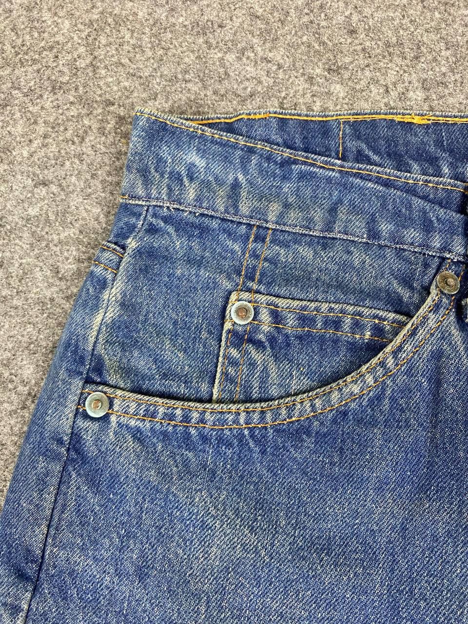 Levi's vintage levis 505 orange tab denim nice design Size US 33 - 10 Thumbnail
