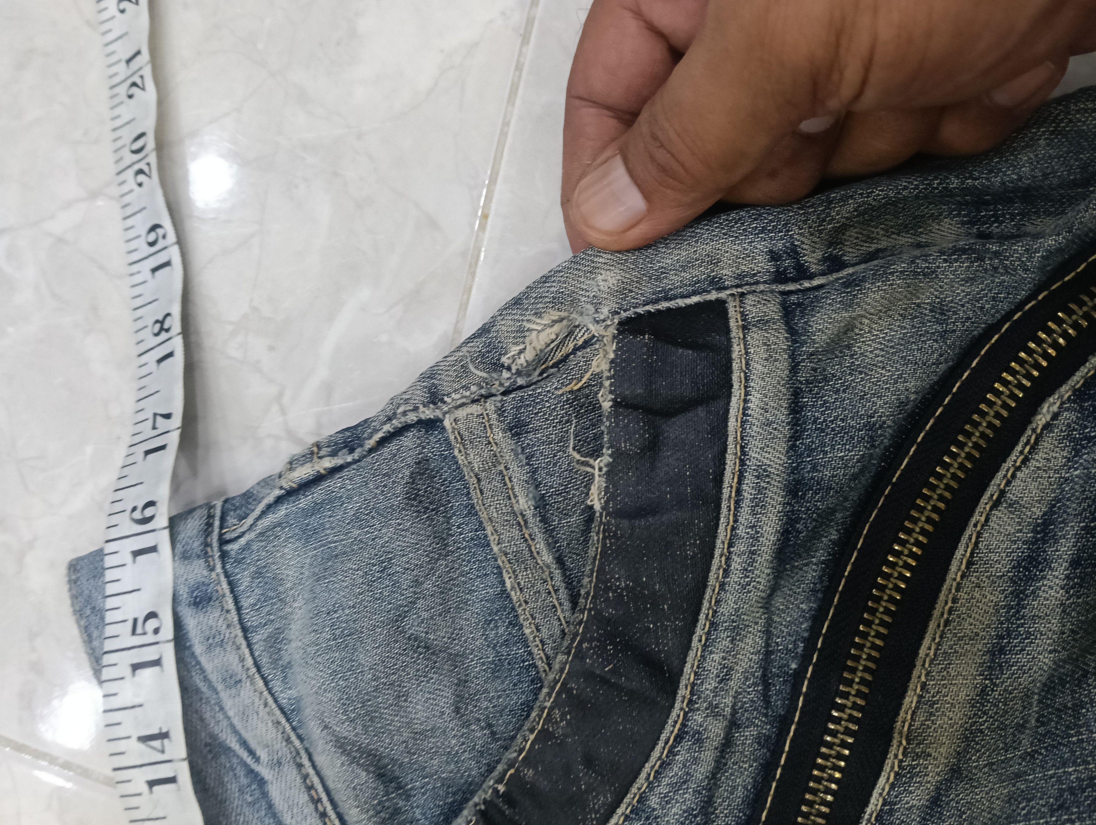 If Six Was Nine Ppfm Japan Brand Curve Jeans Size US 33 - 12 Thumbnail